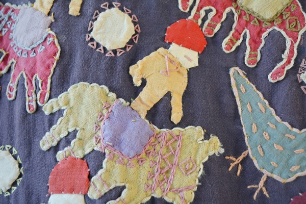 Handmade Hanging Folk Art Textile