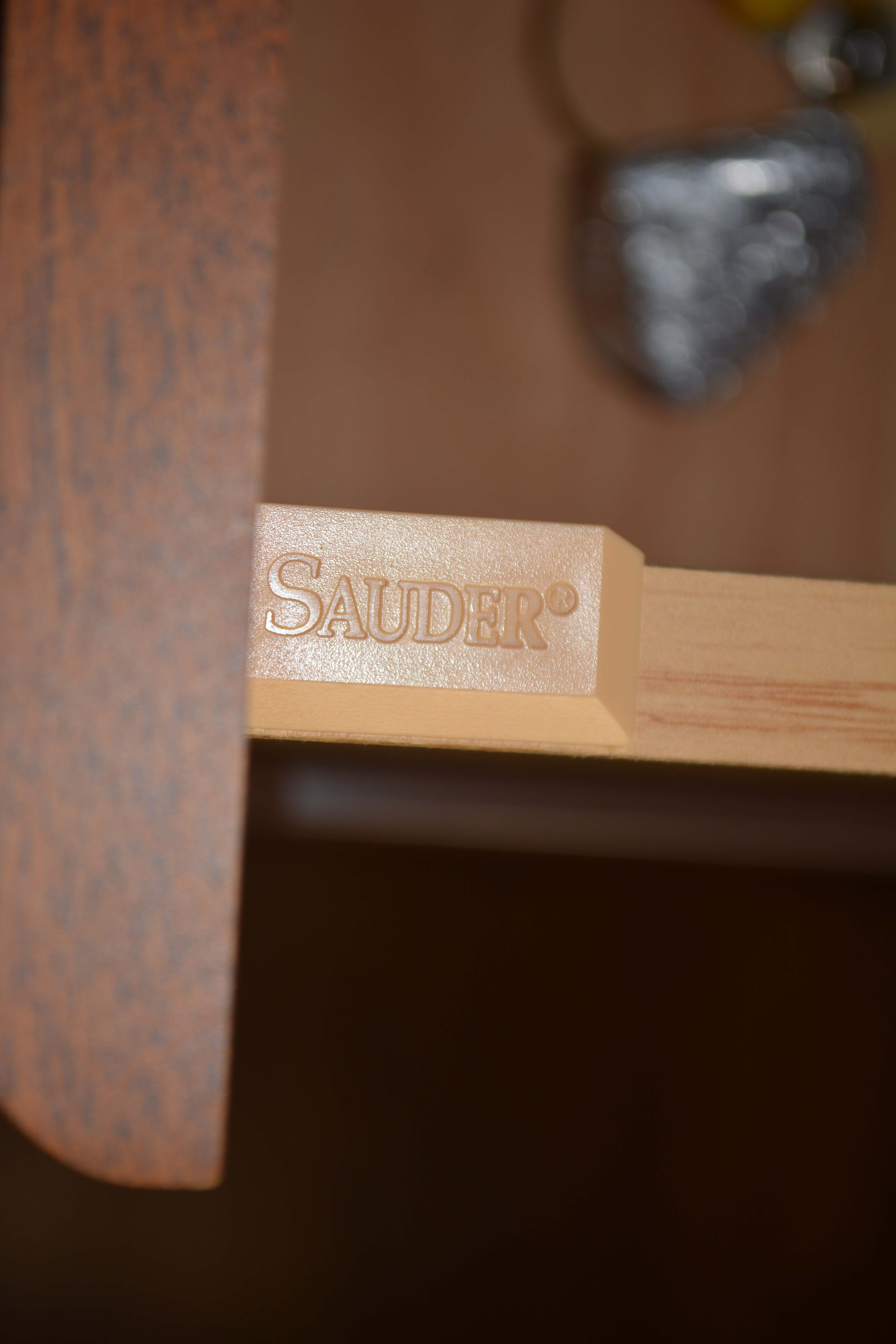 Sauder Computer Desk With Left Peninsula and Desk Chair