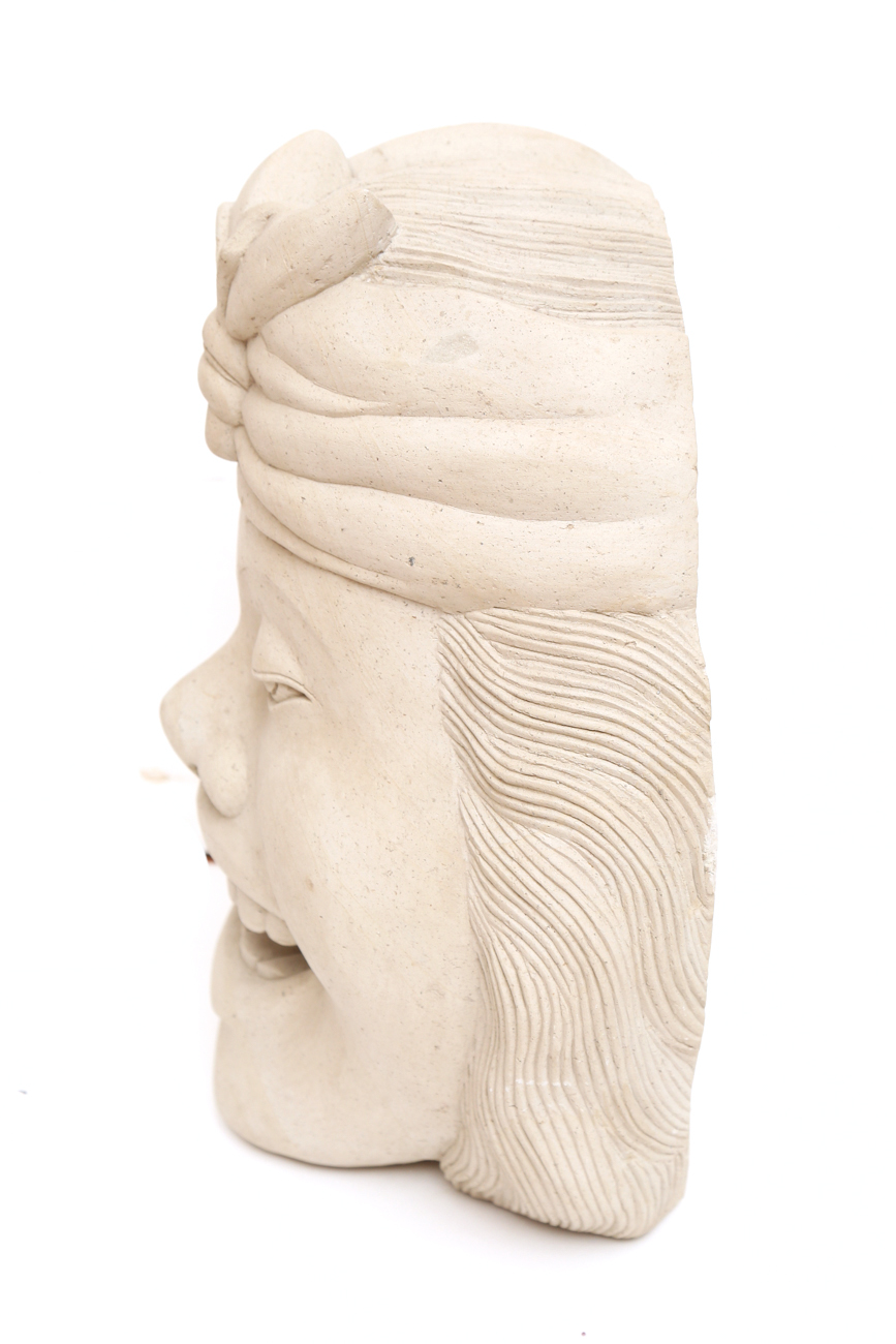 Sandstone Crescent Moon Goddess Sculpture