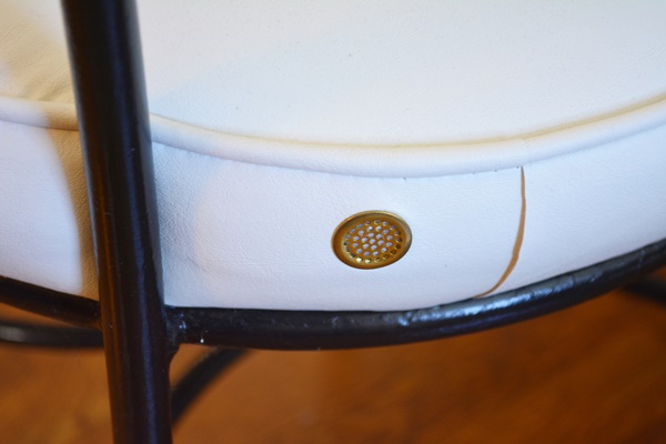 Four Metal Bistro Chairs