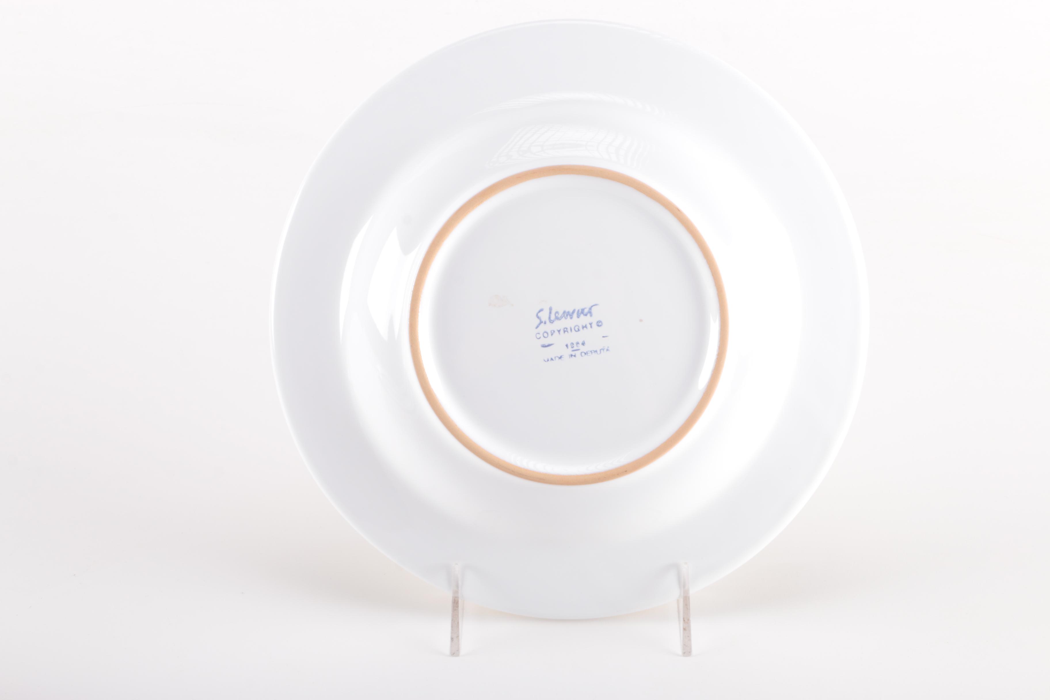 Set of Sol LeWitt Ceramic Bowls