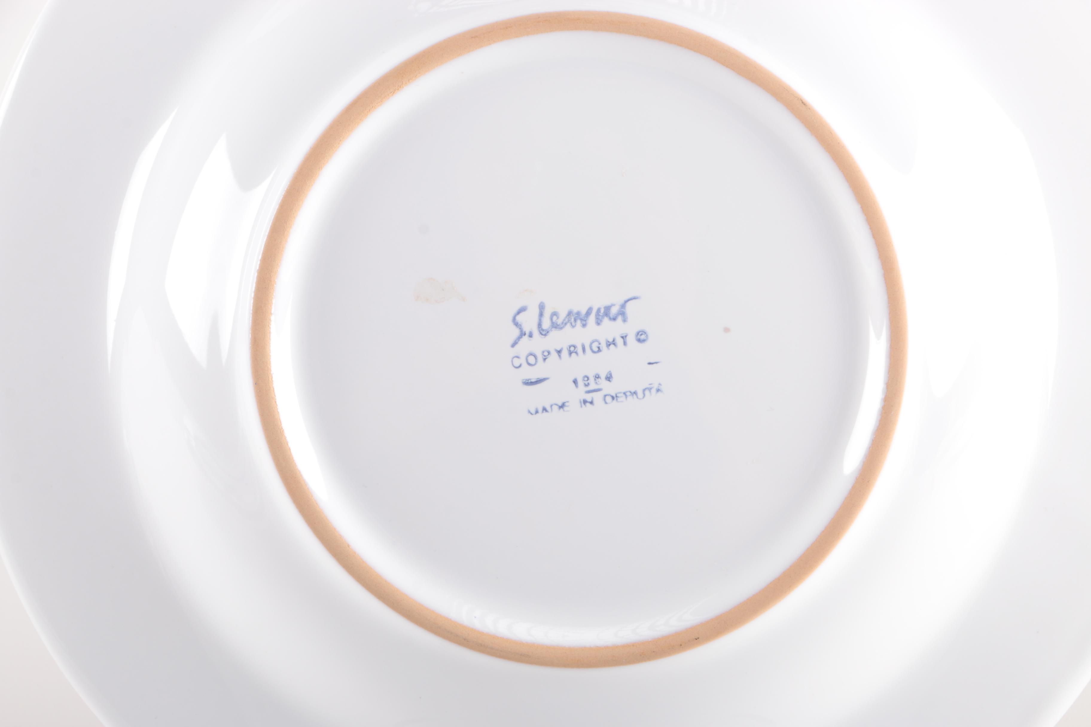 Set of Sol LeWitt Ceramic Bowls