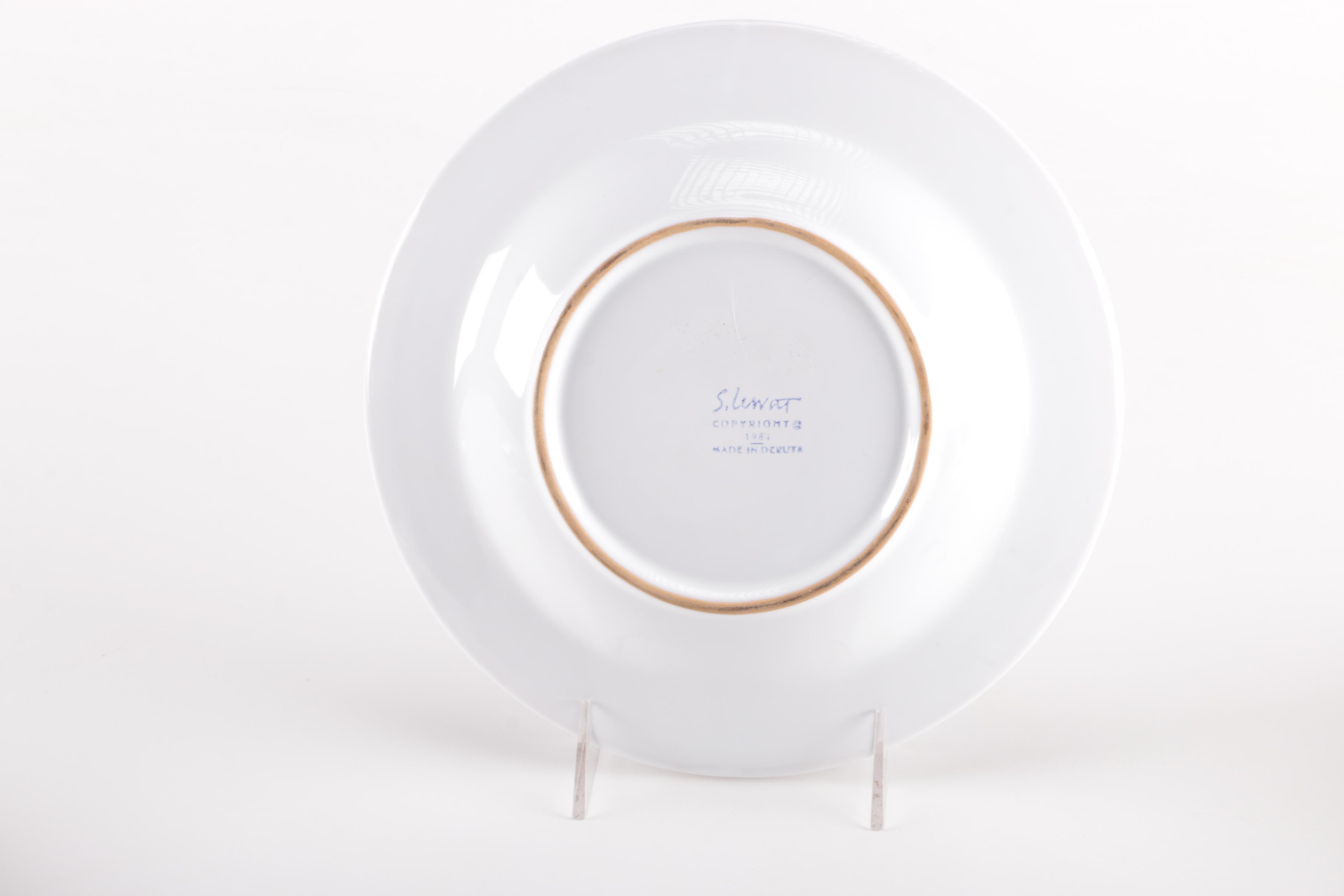 Set of Sol LeWitt Ceramic Bowls