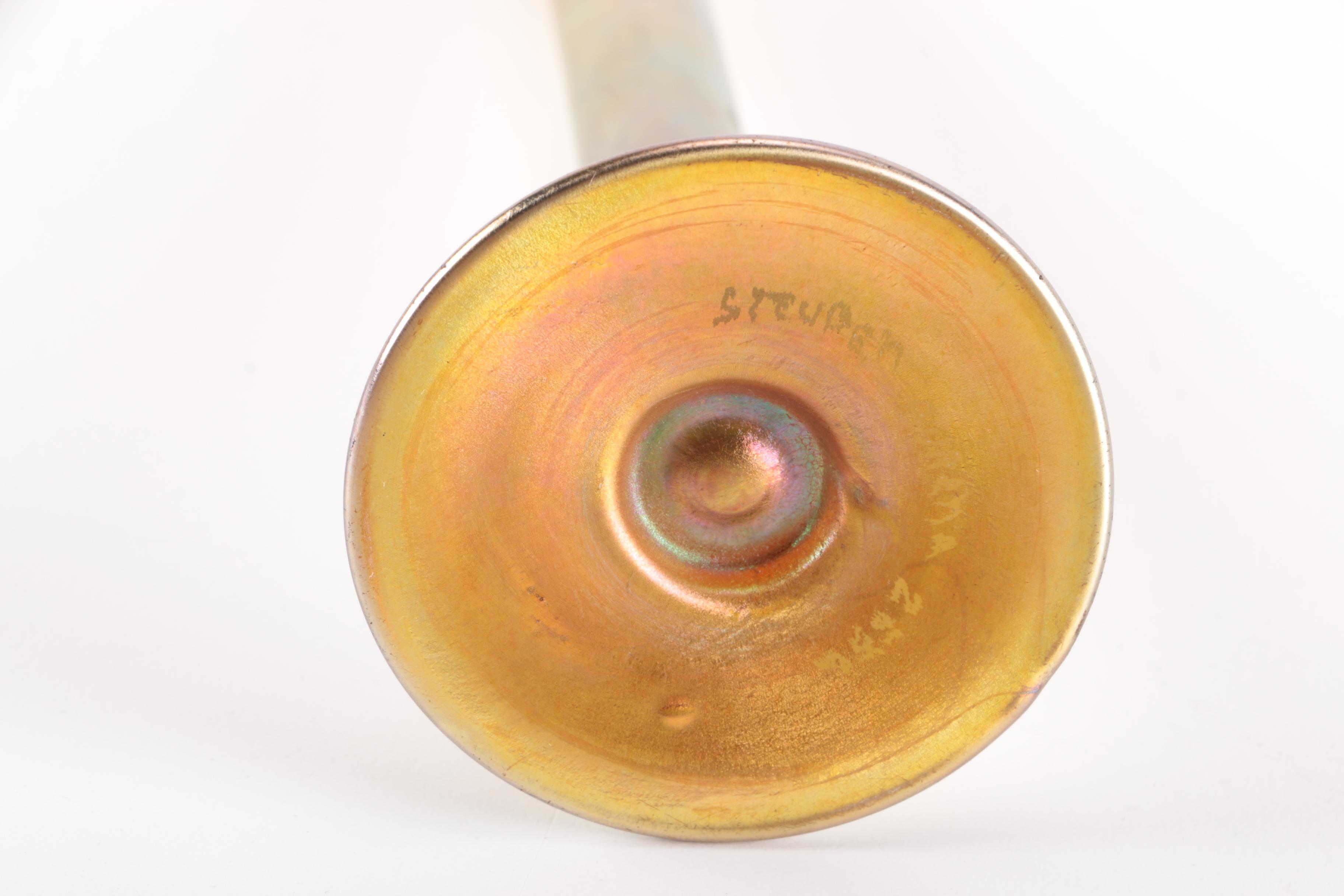 Steuben Aurene Bud Vase