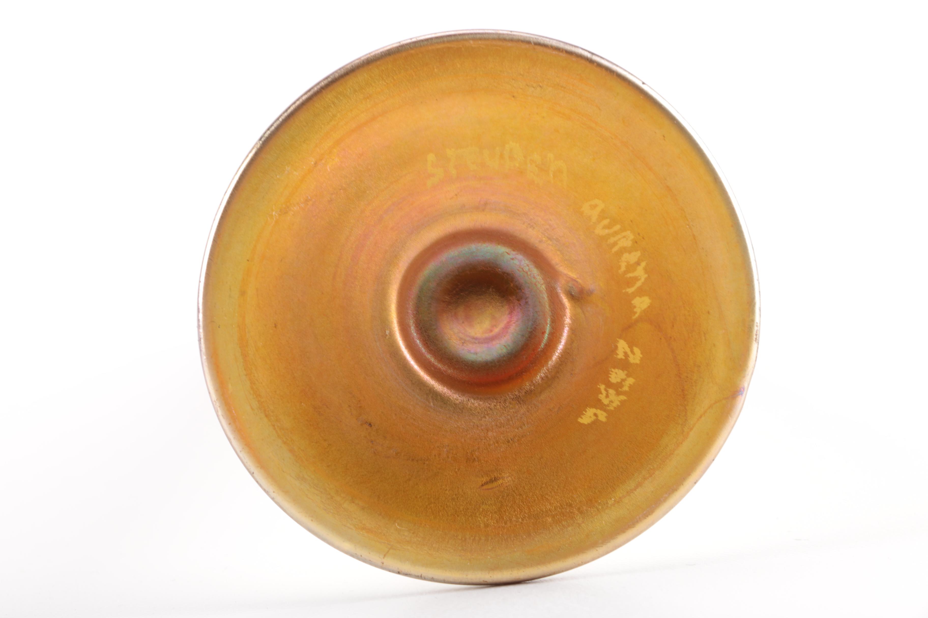 Steuben Aurene Bud Vase