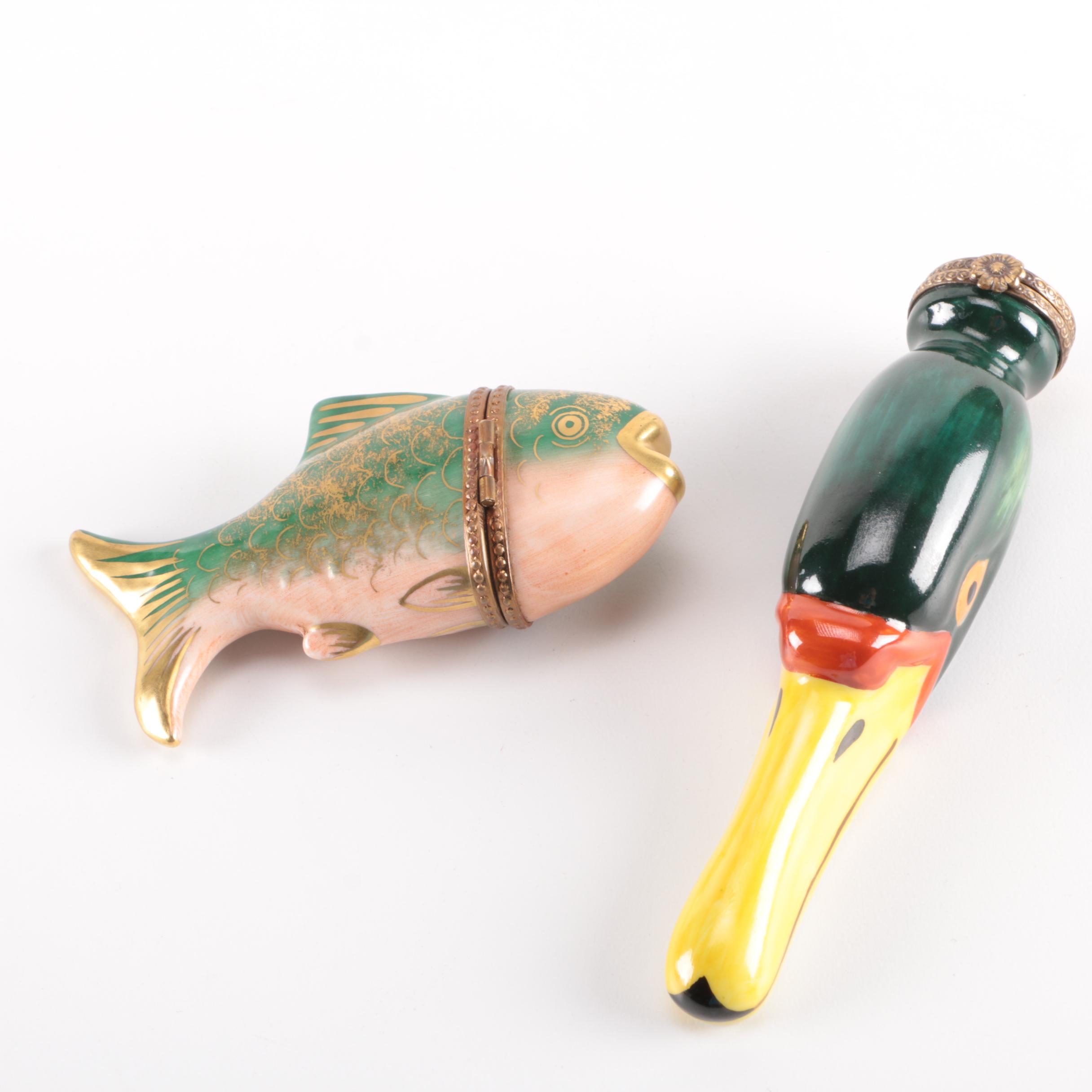 Animal Themed Limoges Boxes