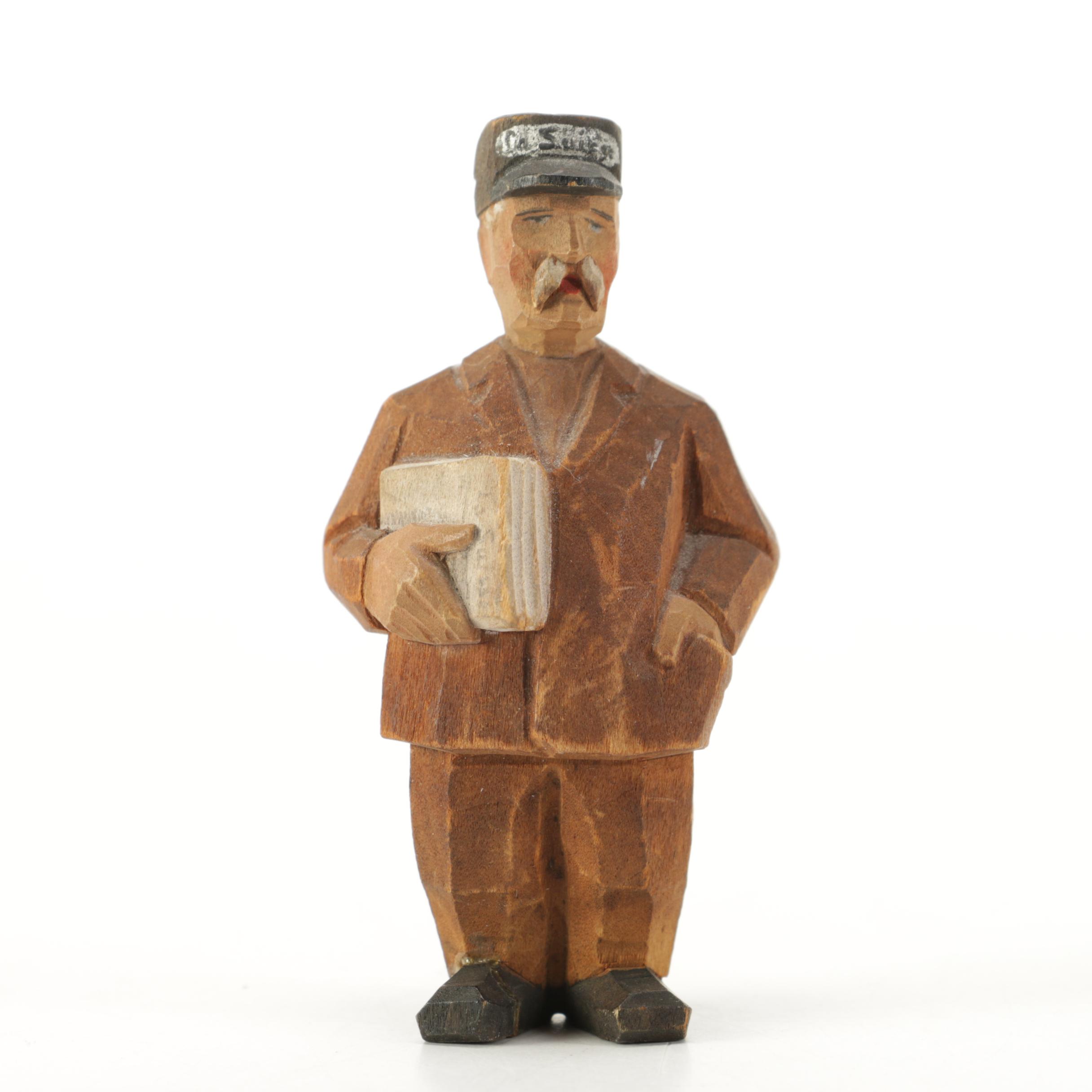 Selection of Hand Carved Wooden Figurines