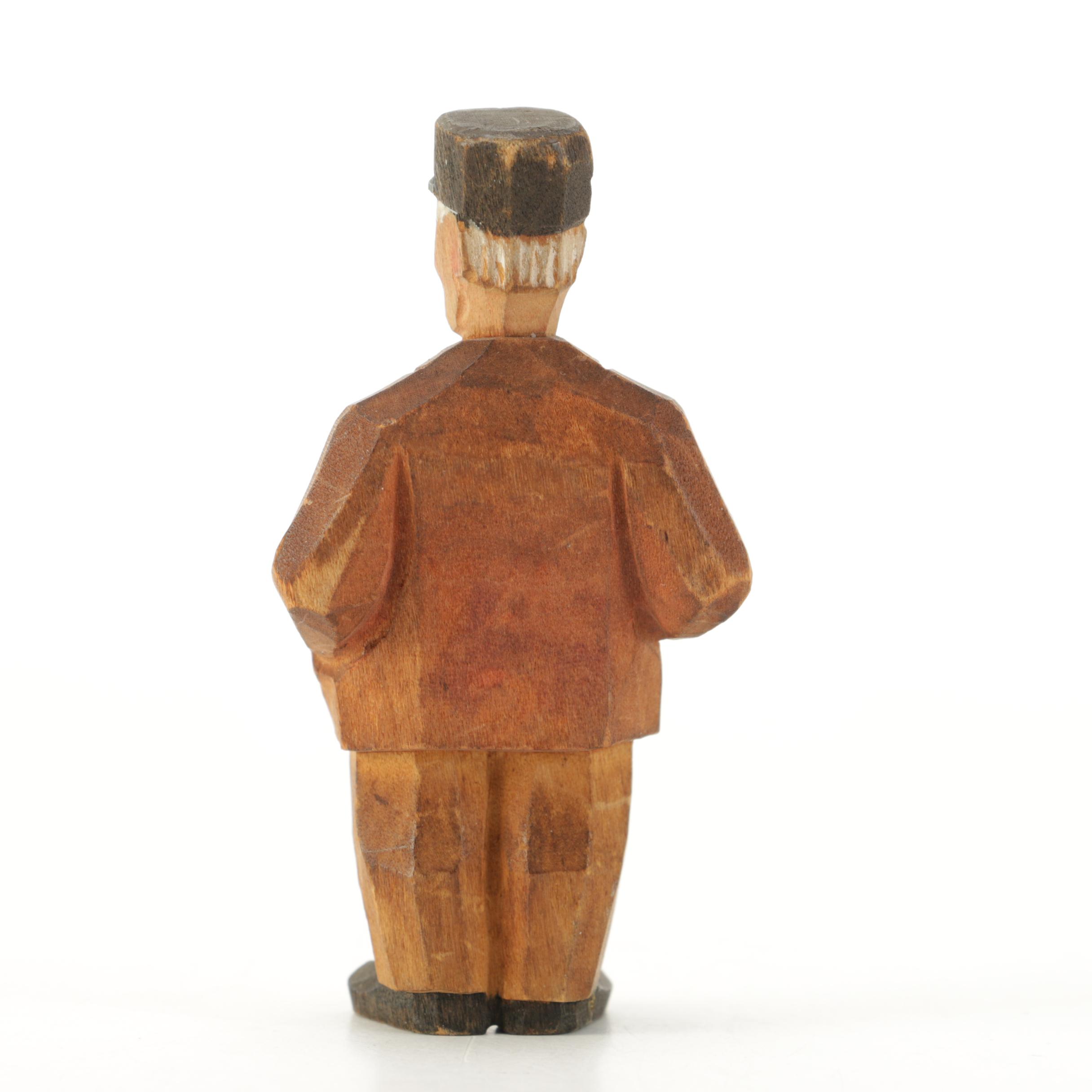 Selection of Hand Carved Wooden Figurines