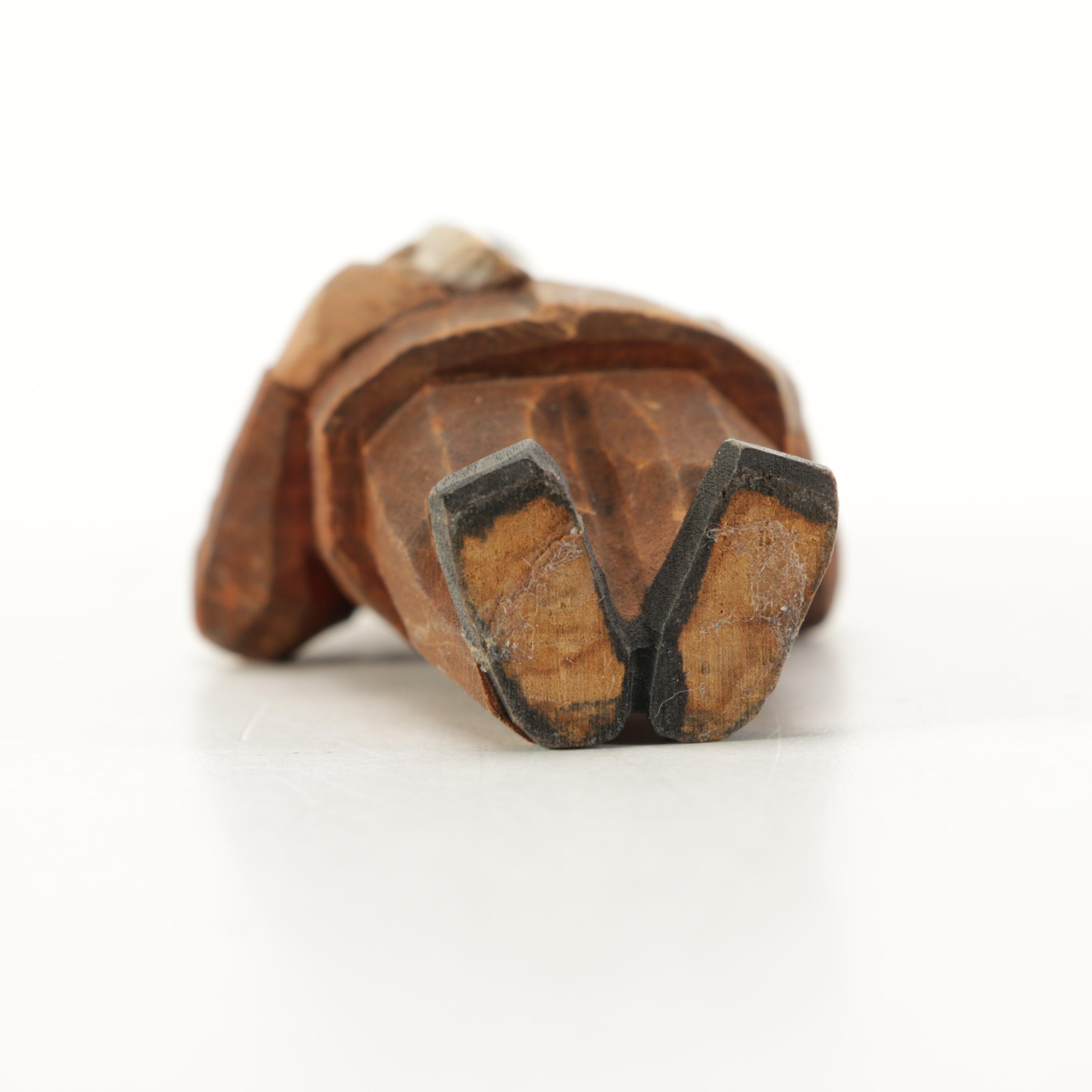 Selection of Hand Carved Wooden Figurines