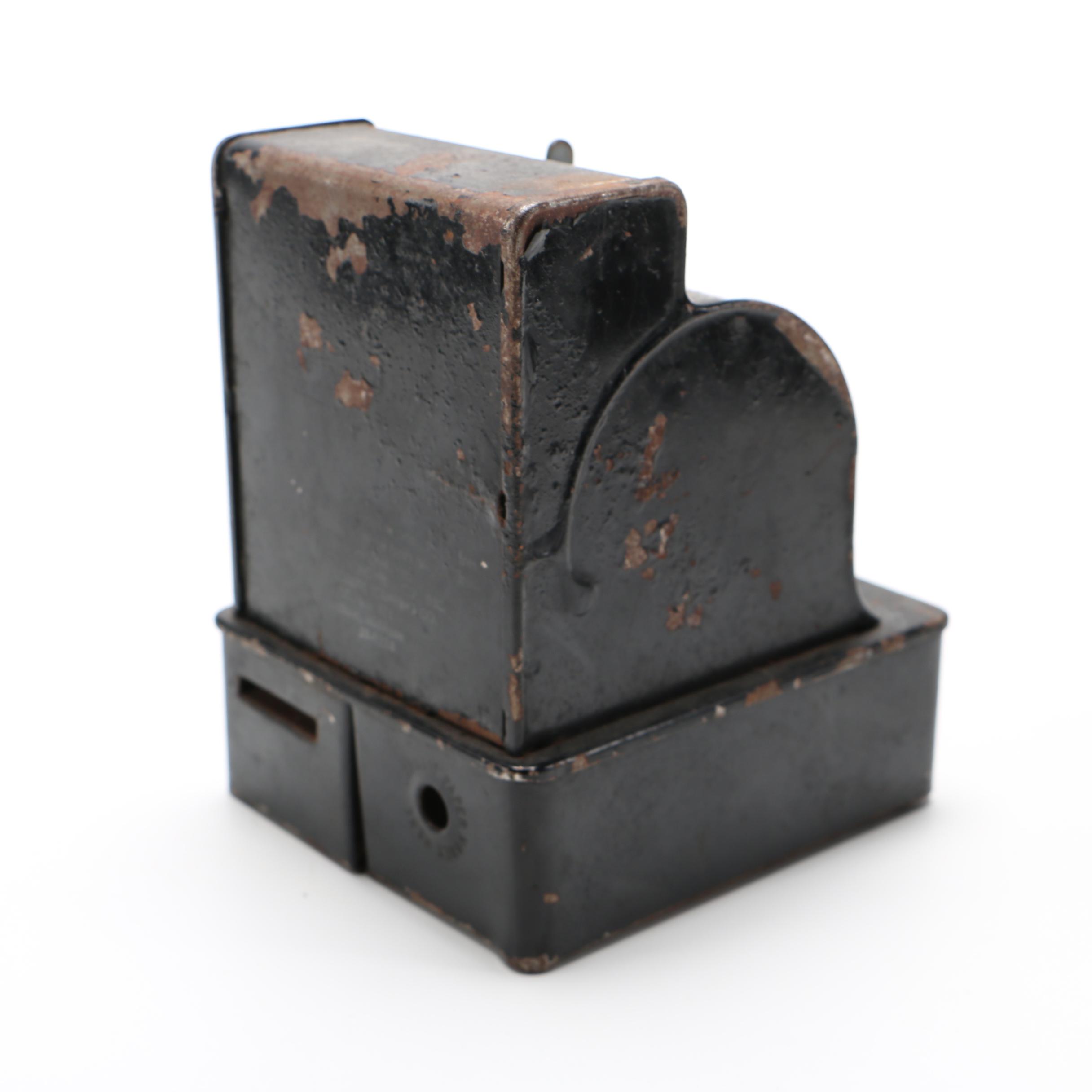 Vintage Uncle Sam's Register Steel Coin Bank