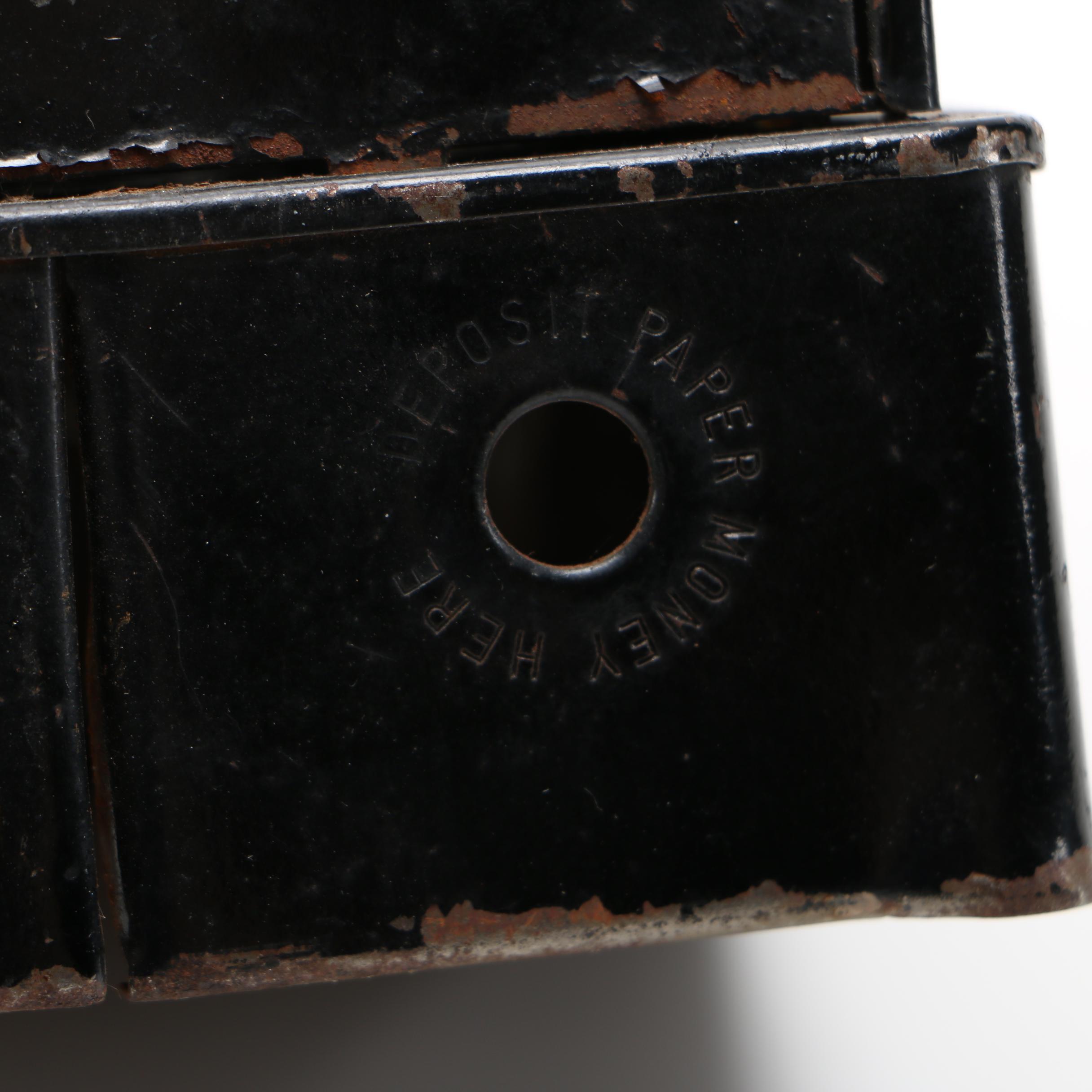 Vintage Uncle Sam's Register Steel Coin Bank