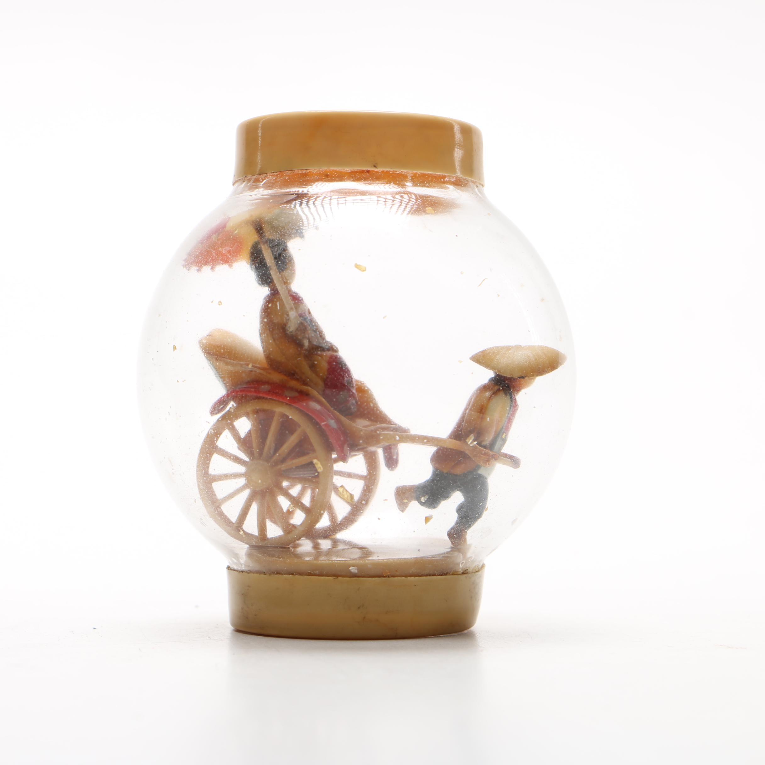 Japanese Figurines in Jars