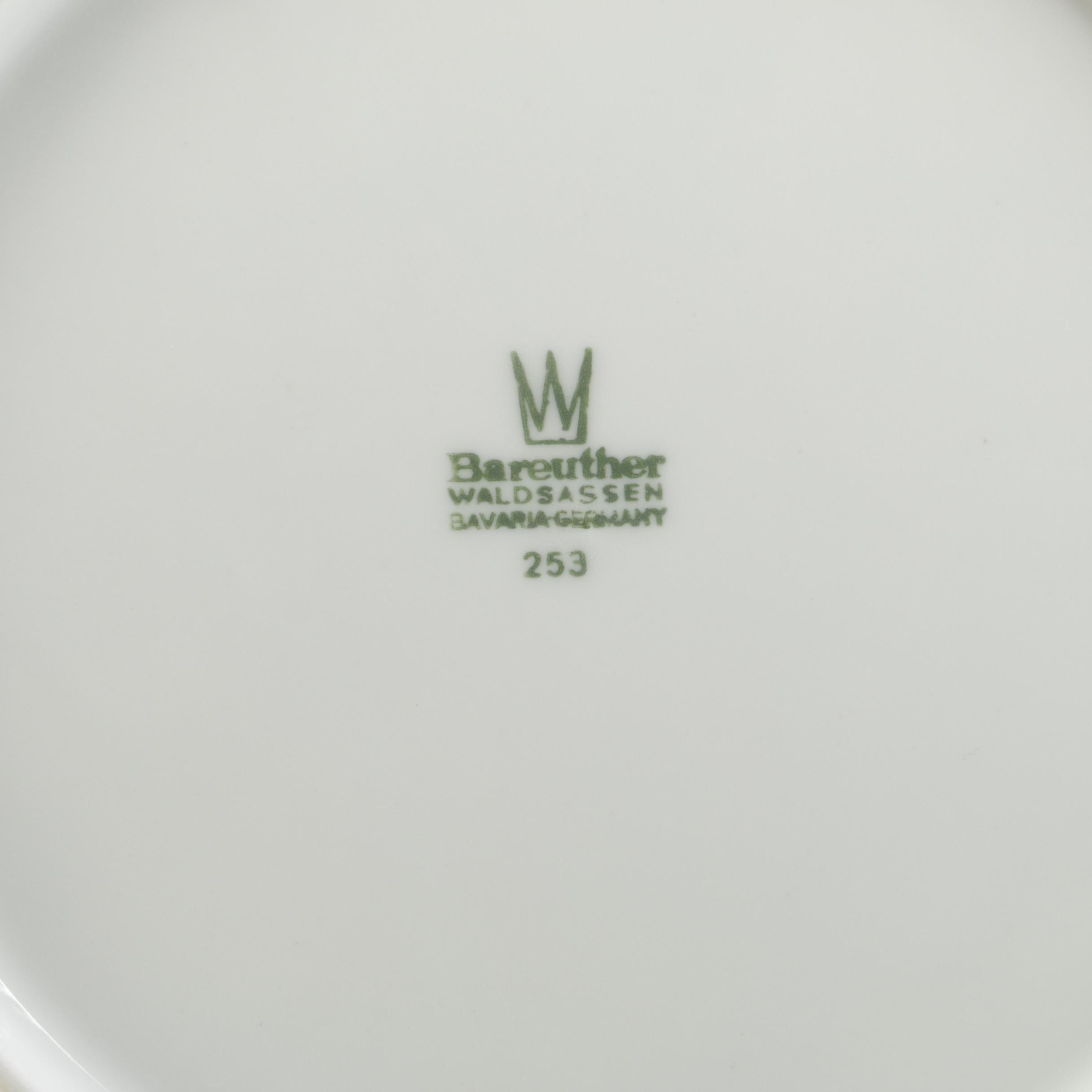 Fruit Motif Glasses and Plates Including Bareuther