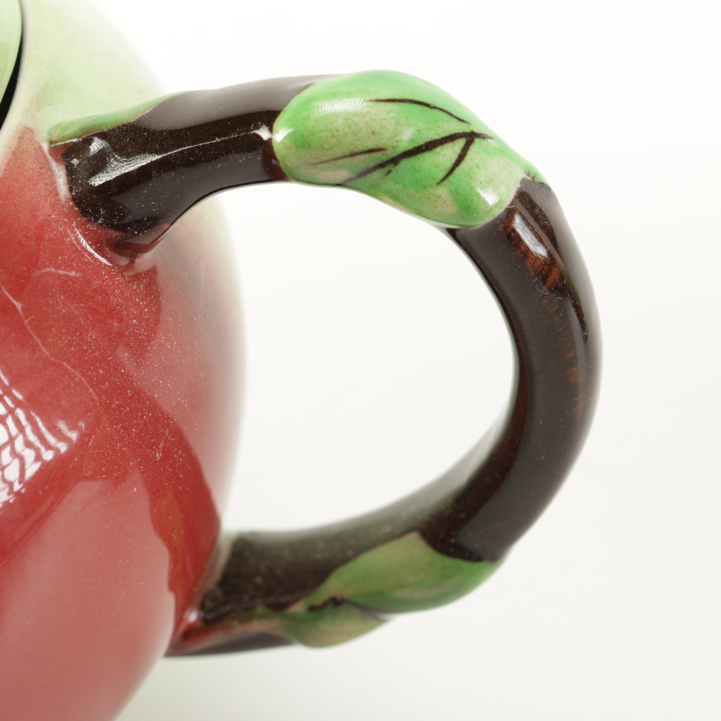 Fruit Motif Glasses and Plates Including Bareuther