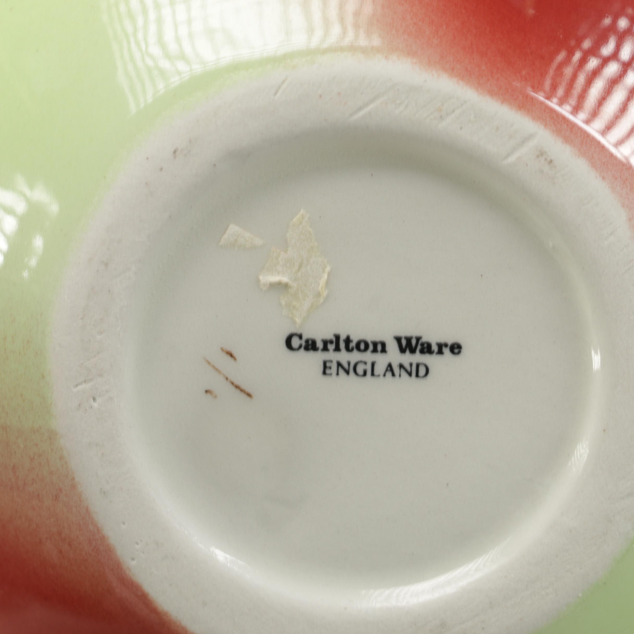 Fruit Motif Glasses and Plates Including Bareuther