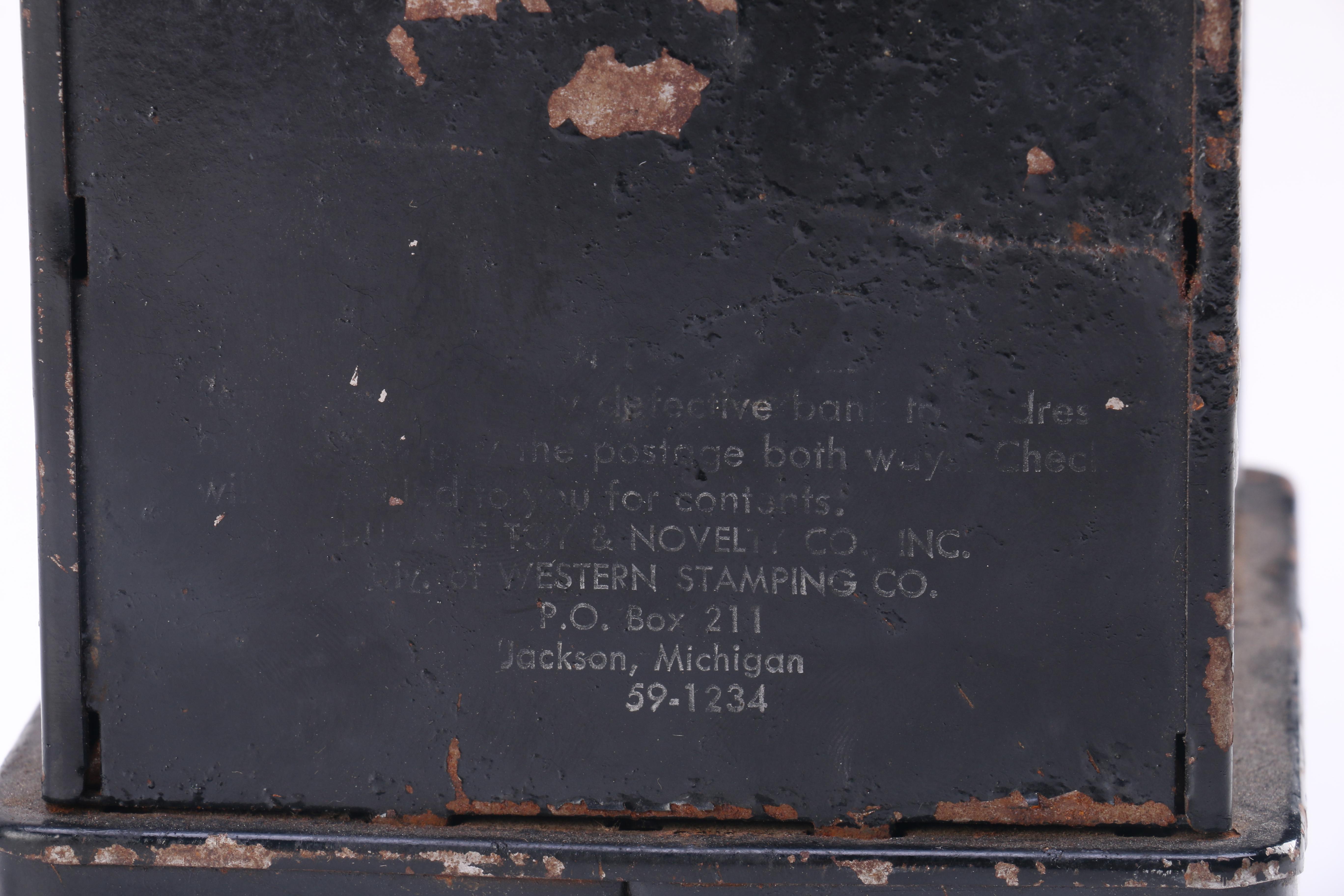 Vintage Uncle Sam's Register Steel Coin Bank