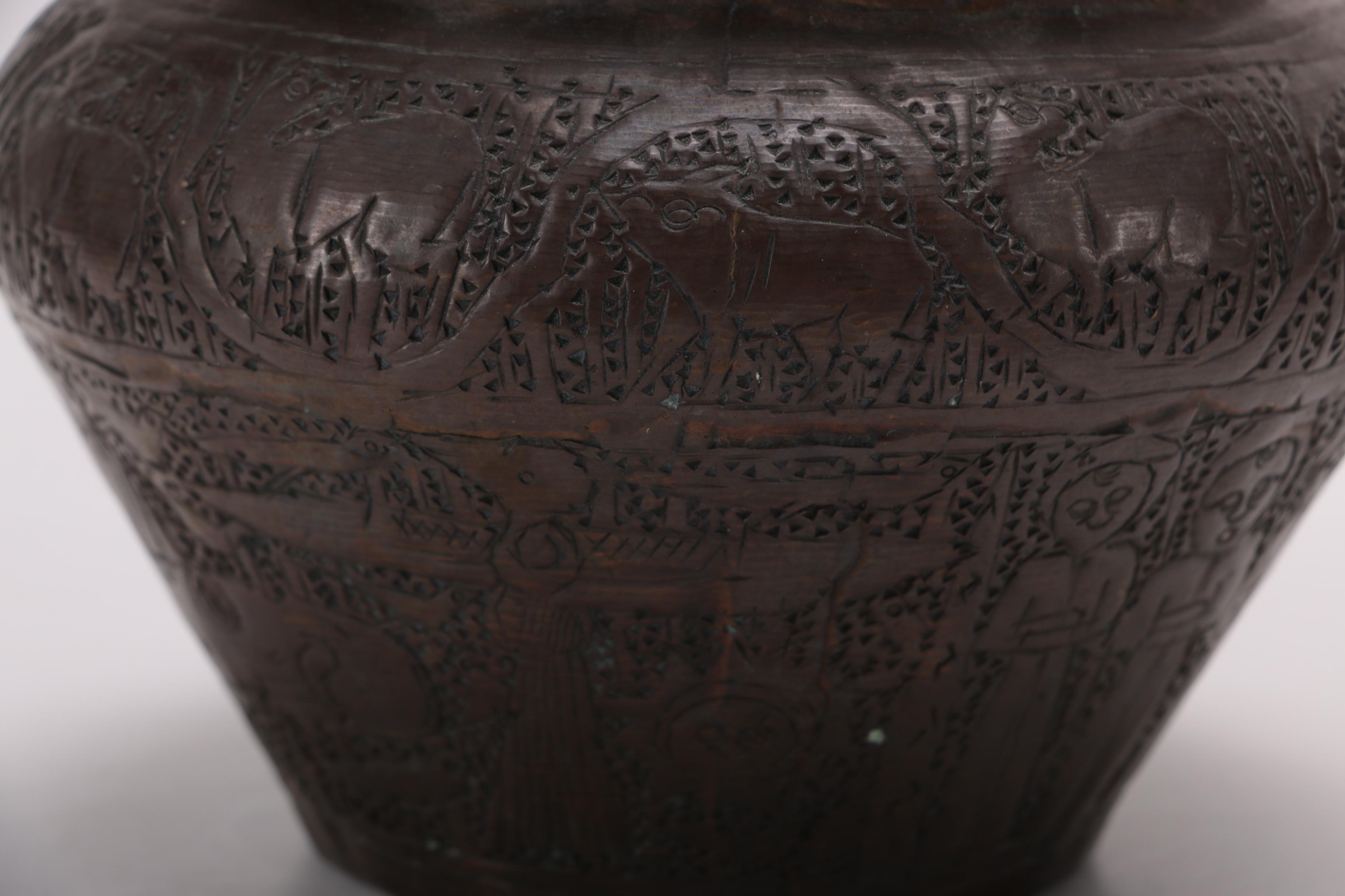 800 Silver With Glass Vase and Other Vessels