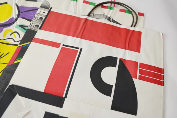 Framed Annual Bloomingdale's Bags