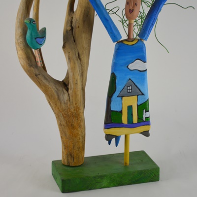 Sticks Wood Sculpture