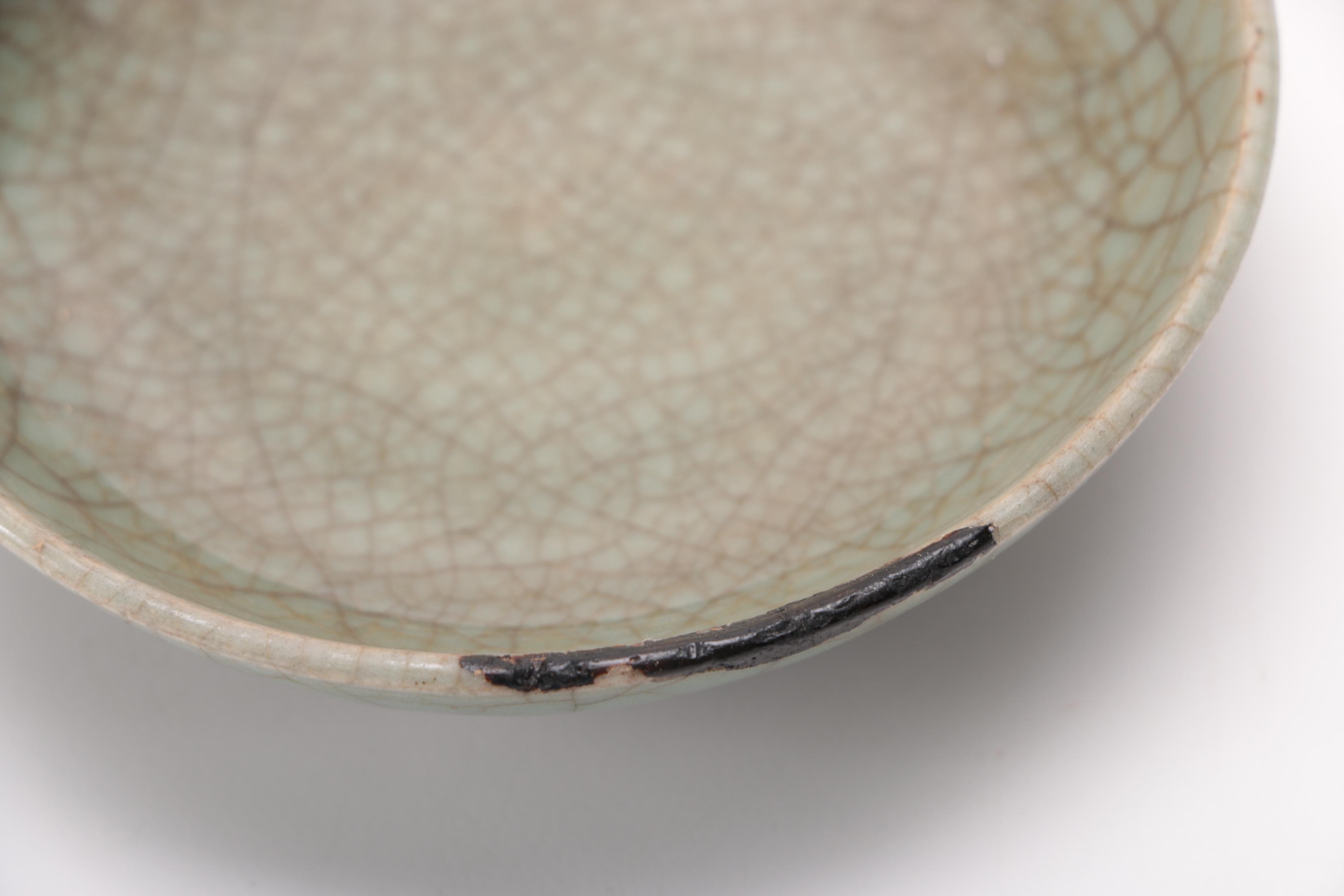 Antique Chinese Stoneware Bowls and Japanese Wooden Box and Other Asian Decor