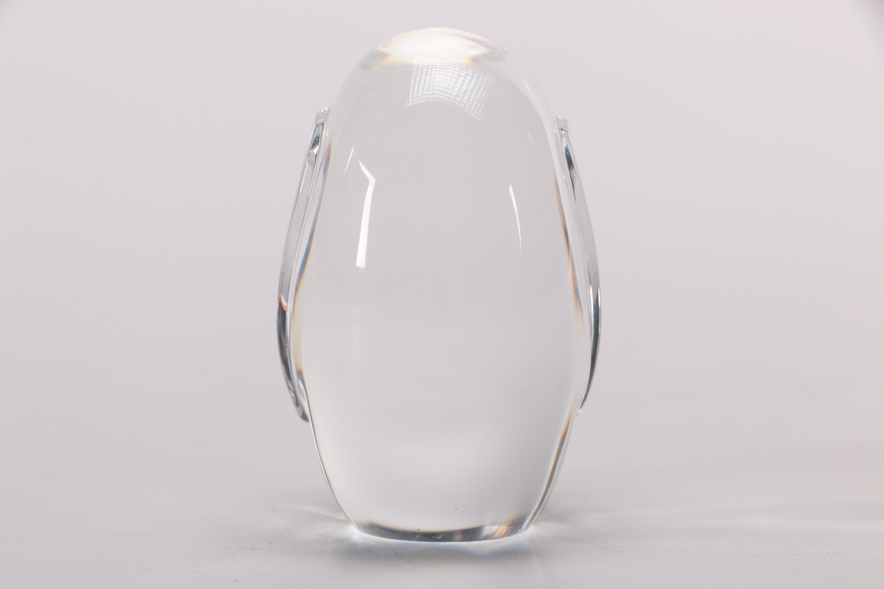 Steuben Crystal Elephant Hand Cooler