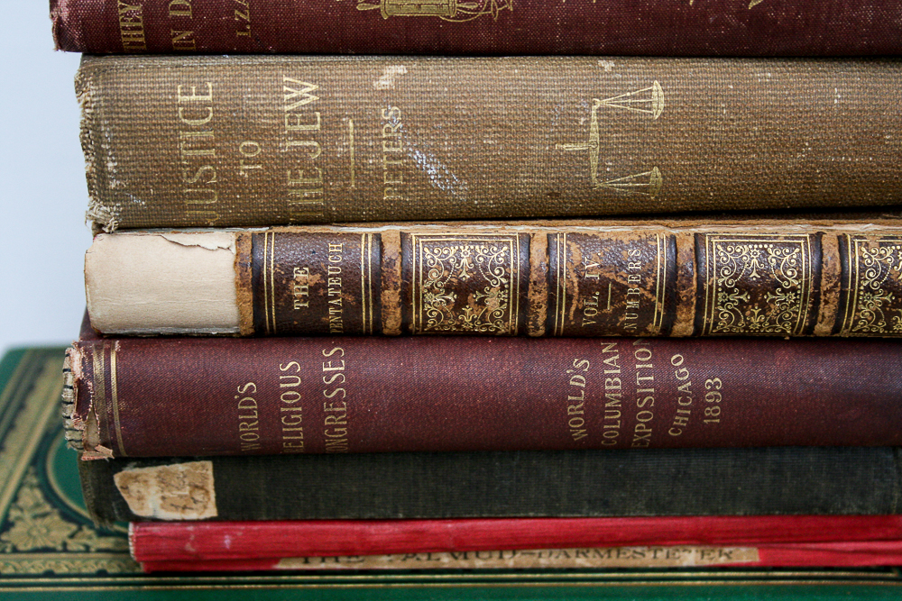 Vintage Judaica Book Collection