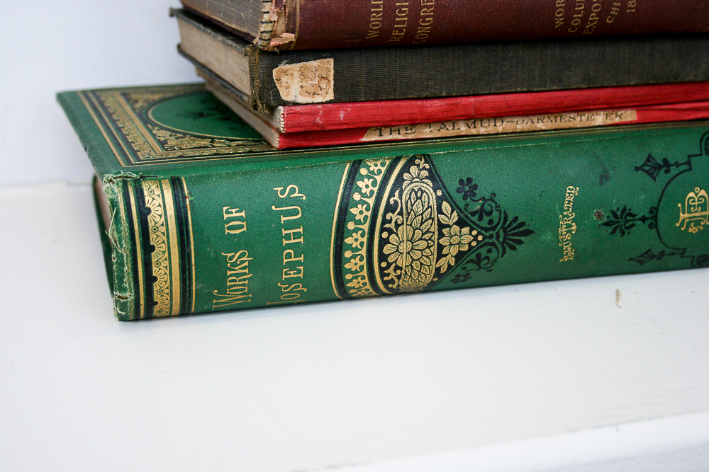 Vintage Judaica Book Collection