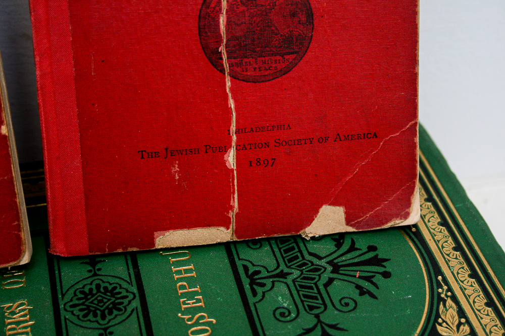 Vintage Judaica Book Collection