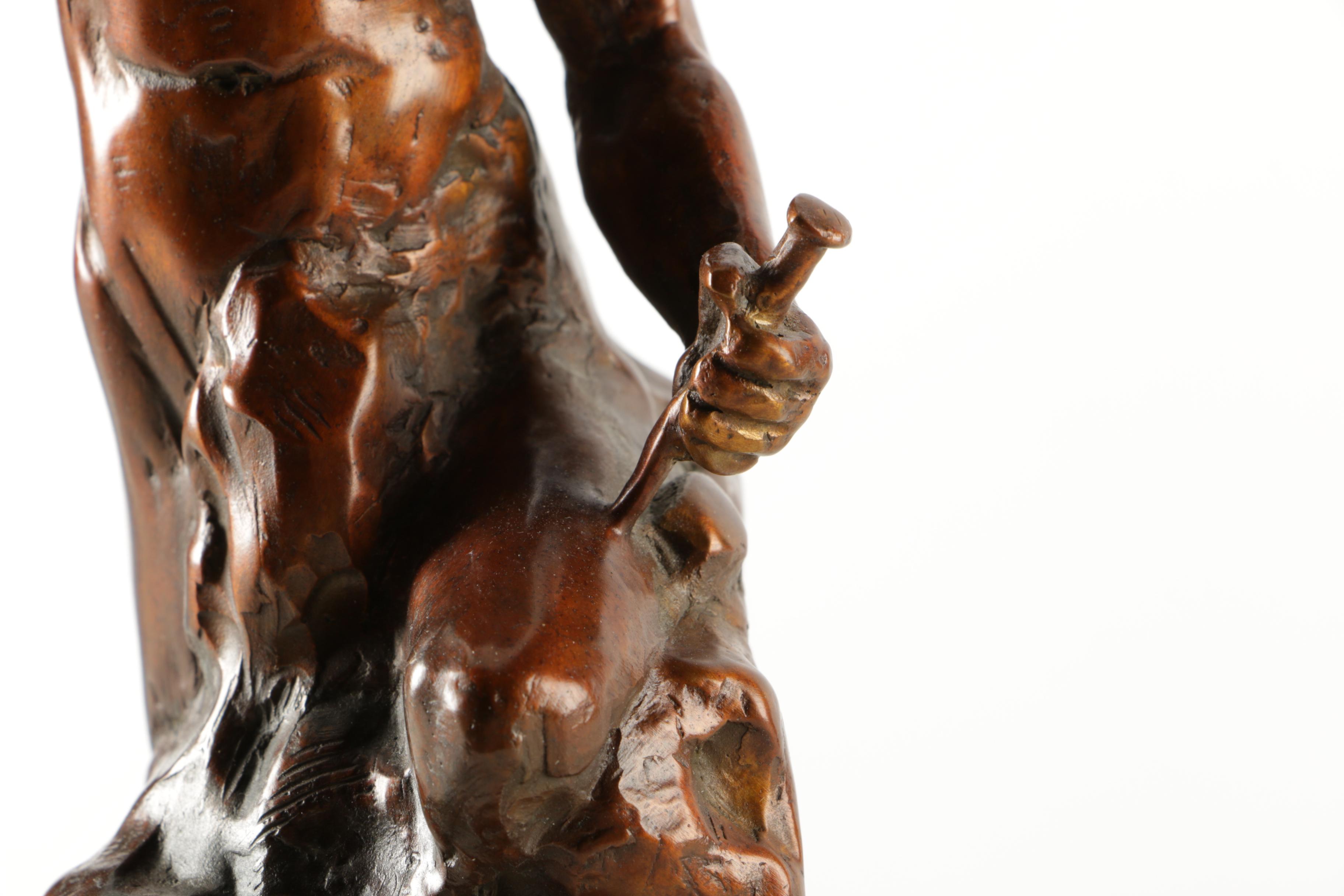 Bobbie Carlyle Limited Edition Bronze Sculpture "Self Made Man"