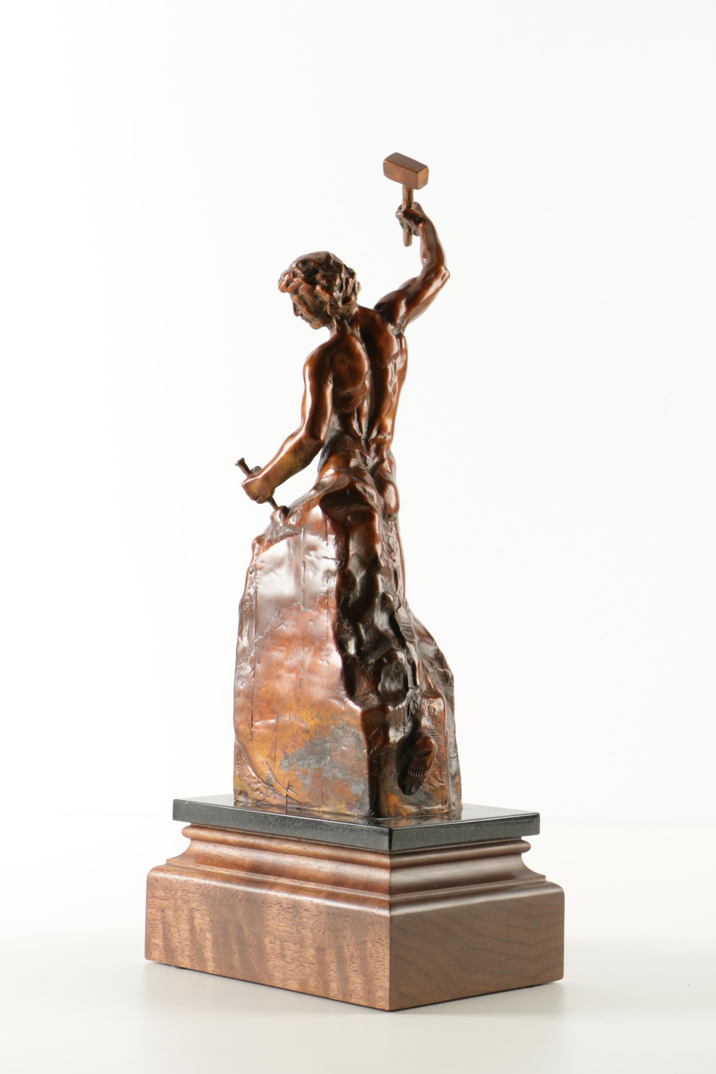 Bobbie Carlyle Limited Edition Bronze Sculpture "Self Made Man"
