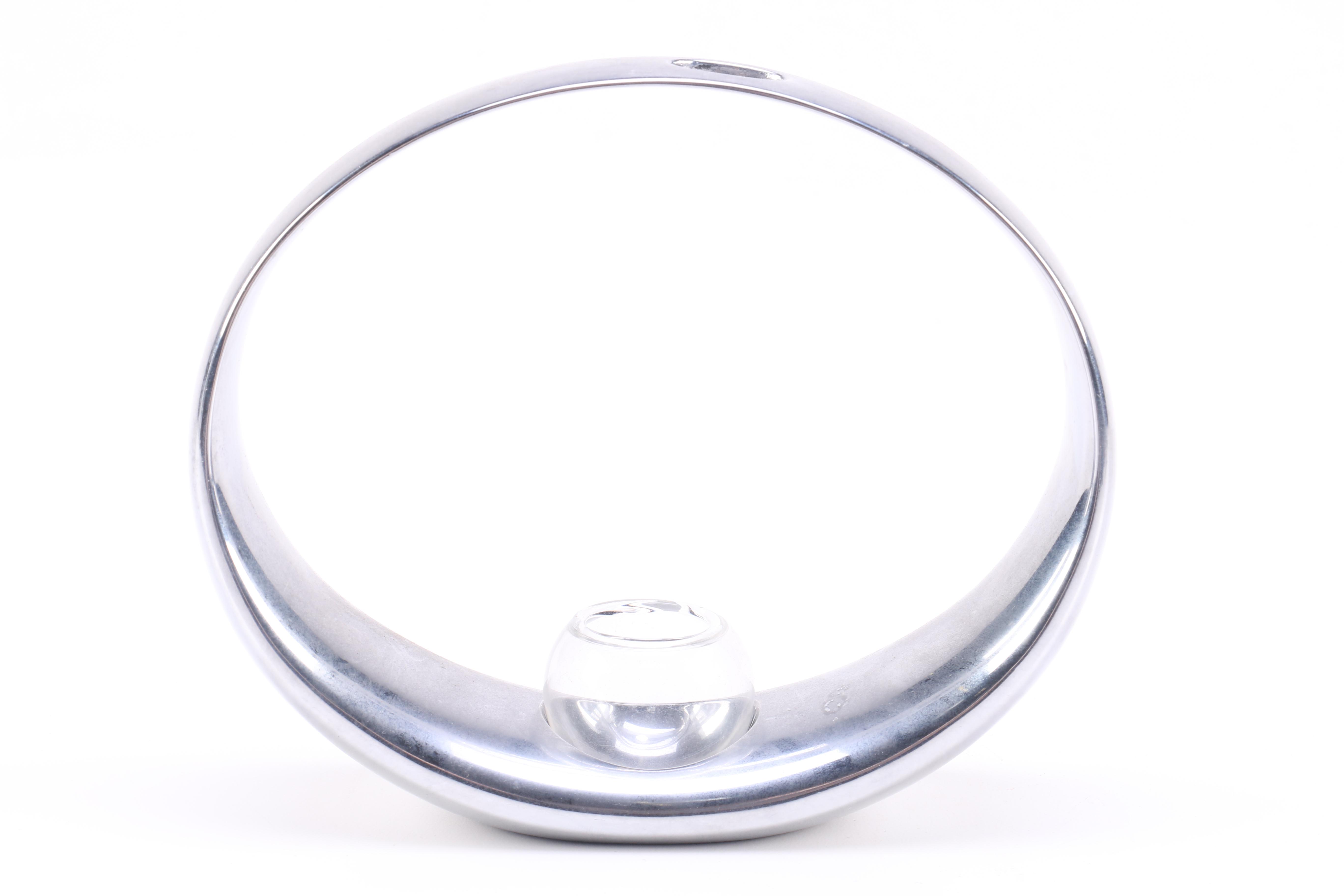 Donna Karan for Lenox "Burnished Metal" Candlestick and Nambé Candle Holder