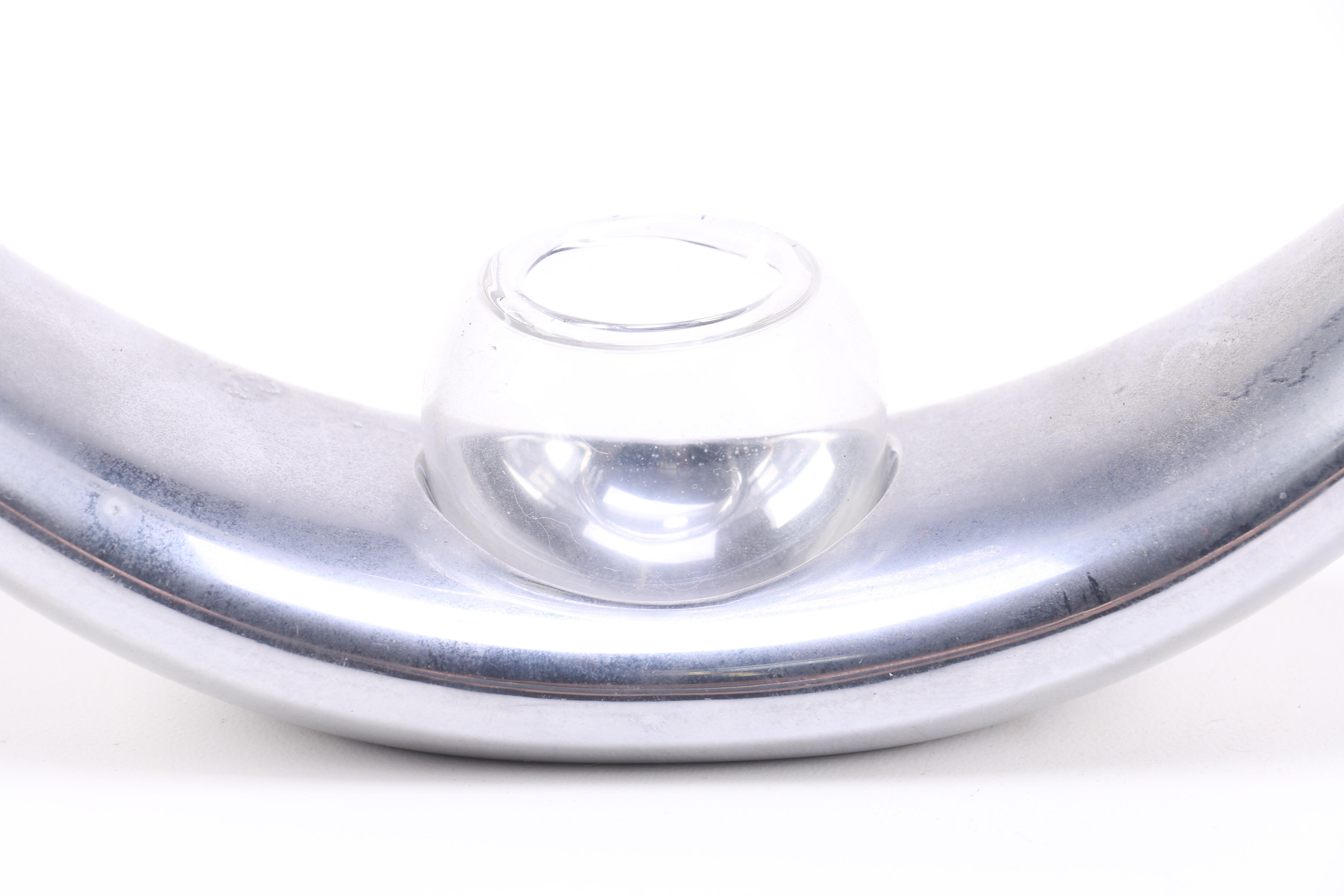 Donna Karan for Lenox "Burnished Metal" Candlestick and Nambé Candle Holder