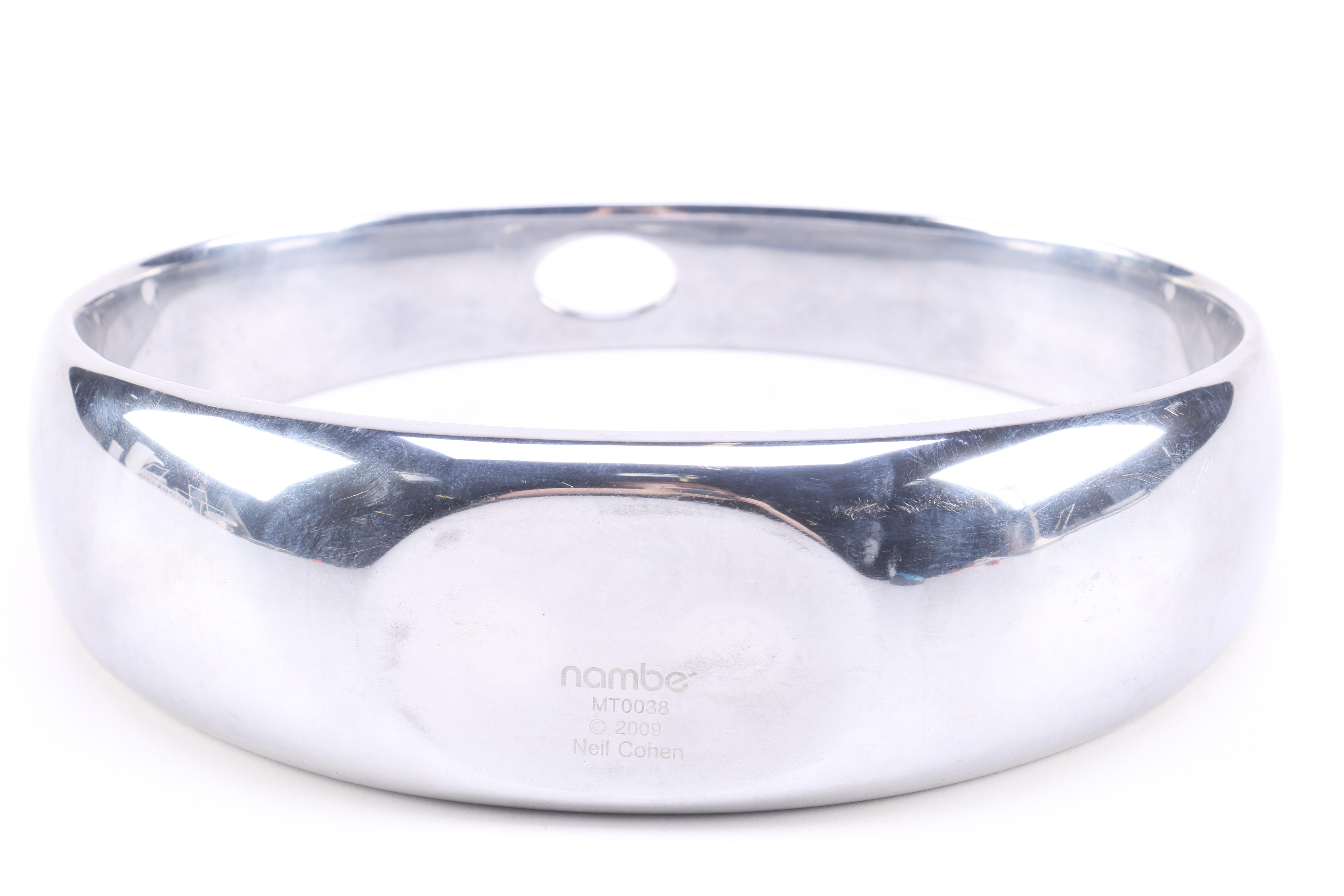 Donna Karan for Lenox "Burnished Metal" Candlestick and Nambé Candle Holder