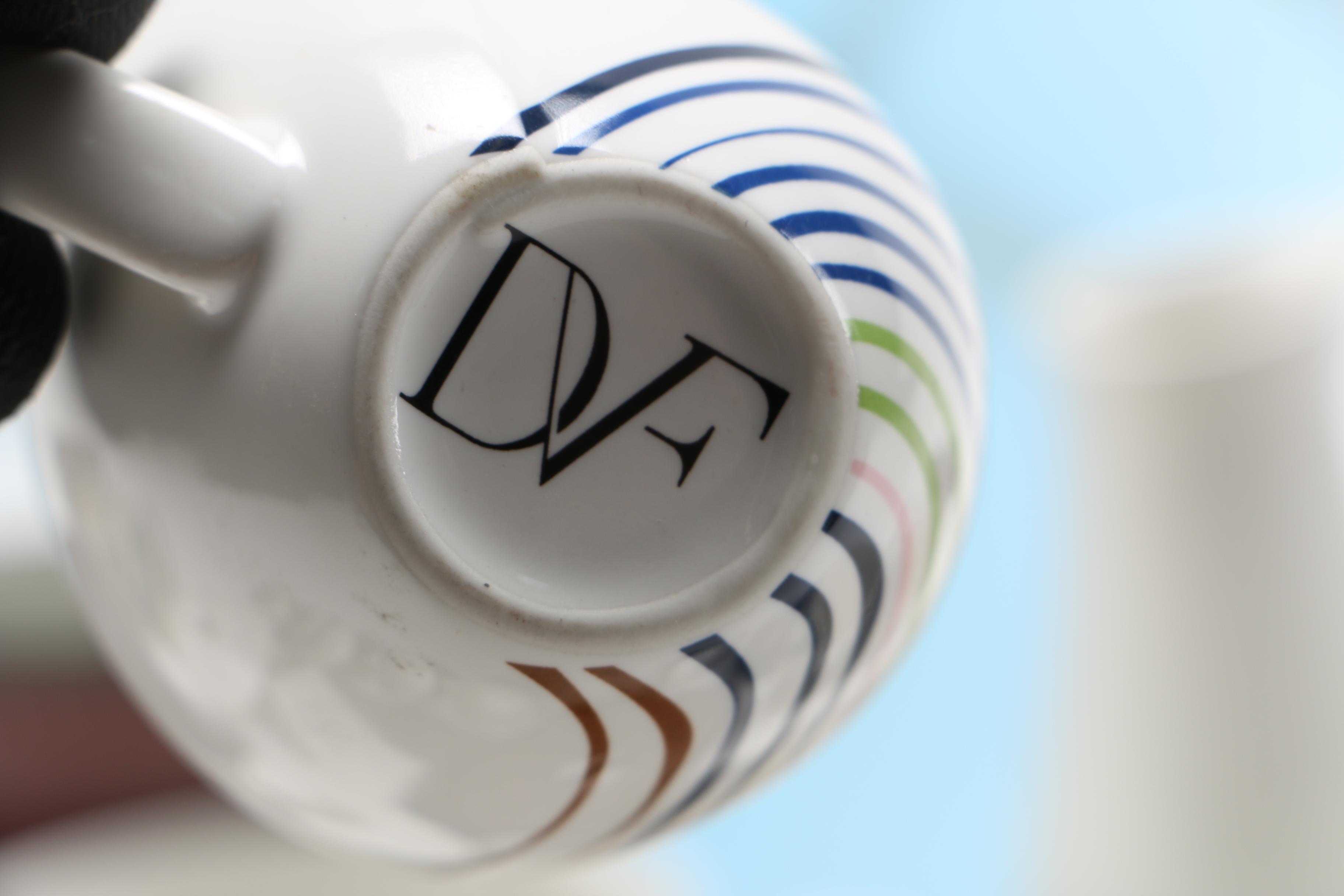 Diane Von Furstenberg Ceramic Containers and Teacups