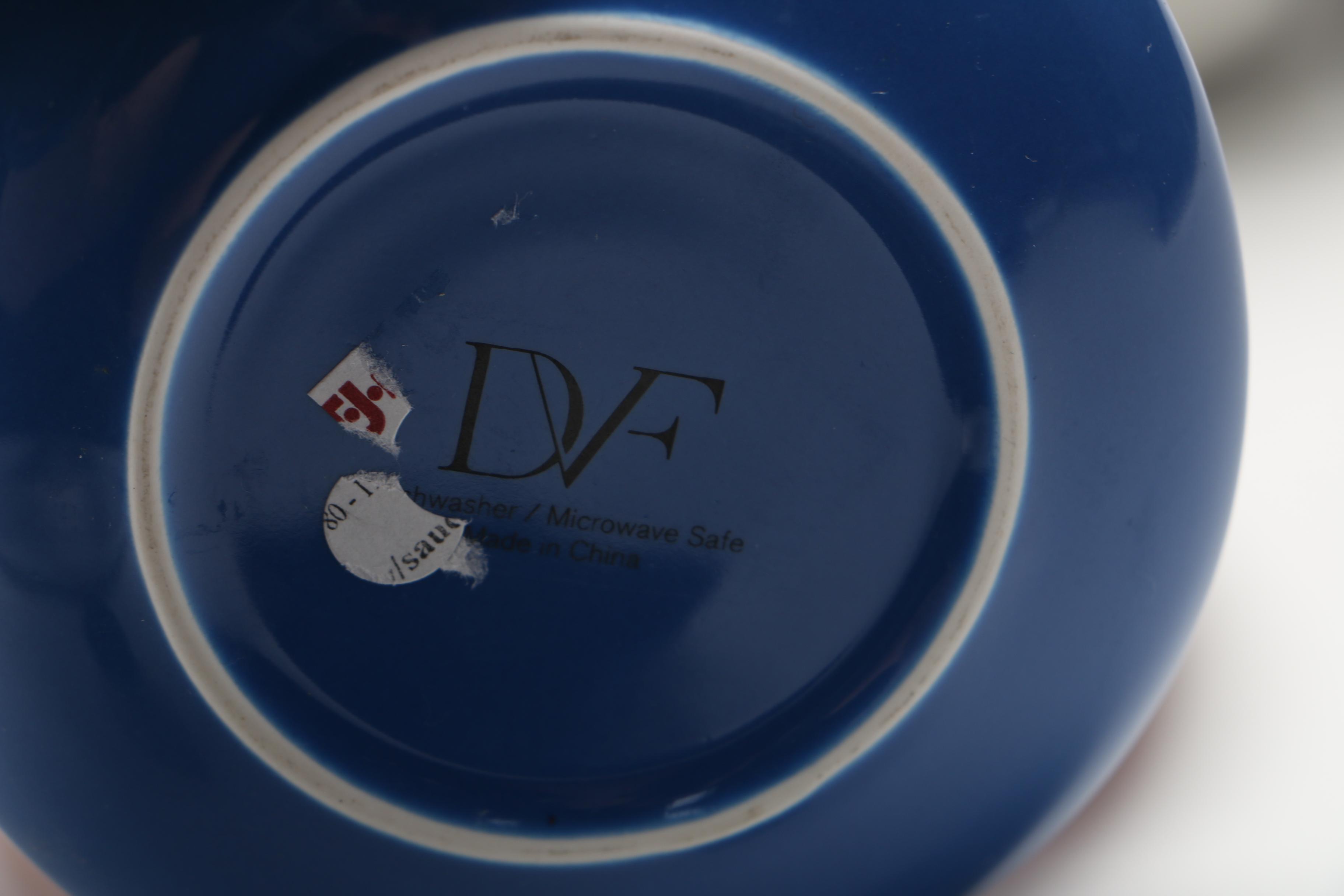 Diane Von Furstenberg Ceramic Containers and Teacups