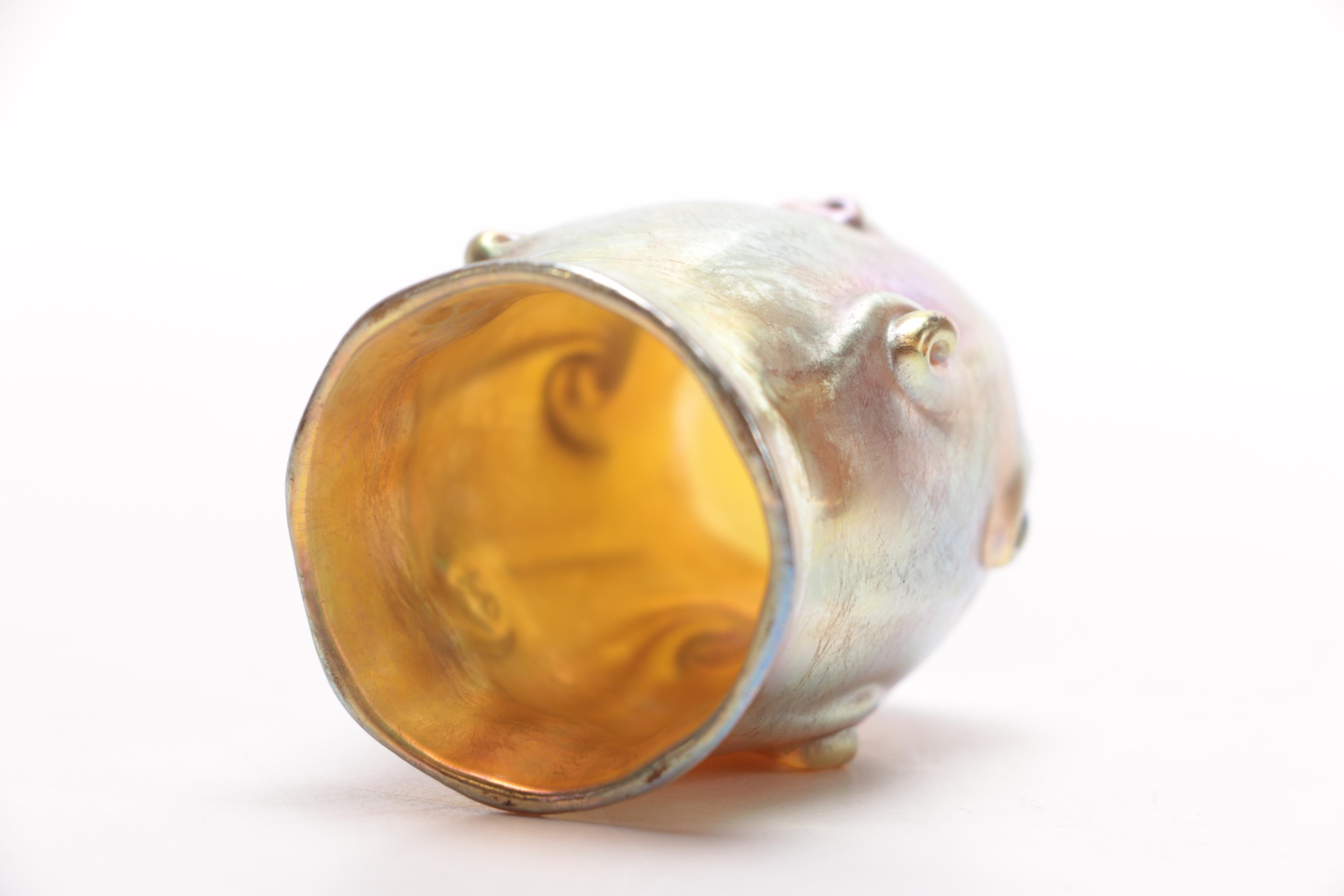 Louis Comfort Tiffany Favrile Glass Bud Vase