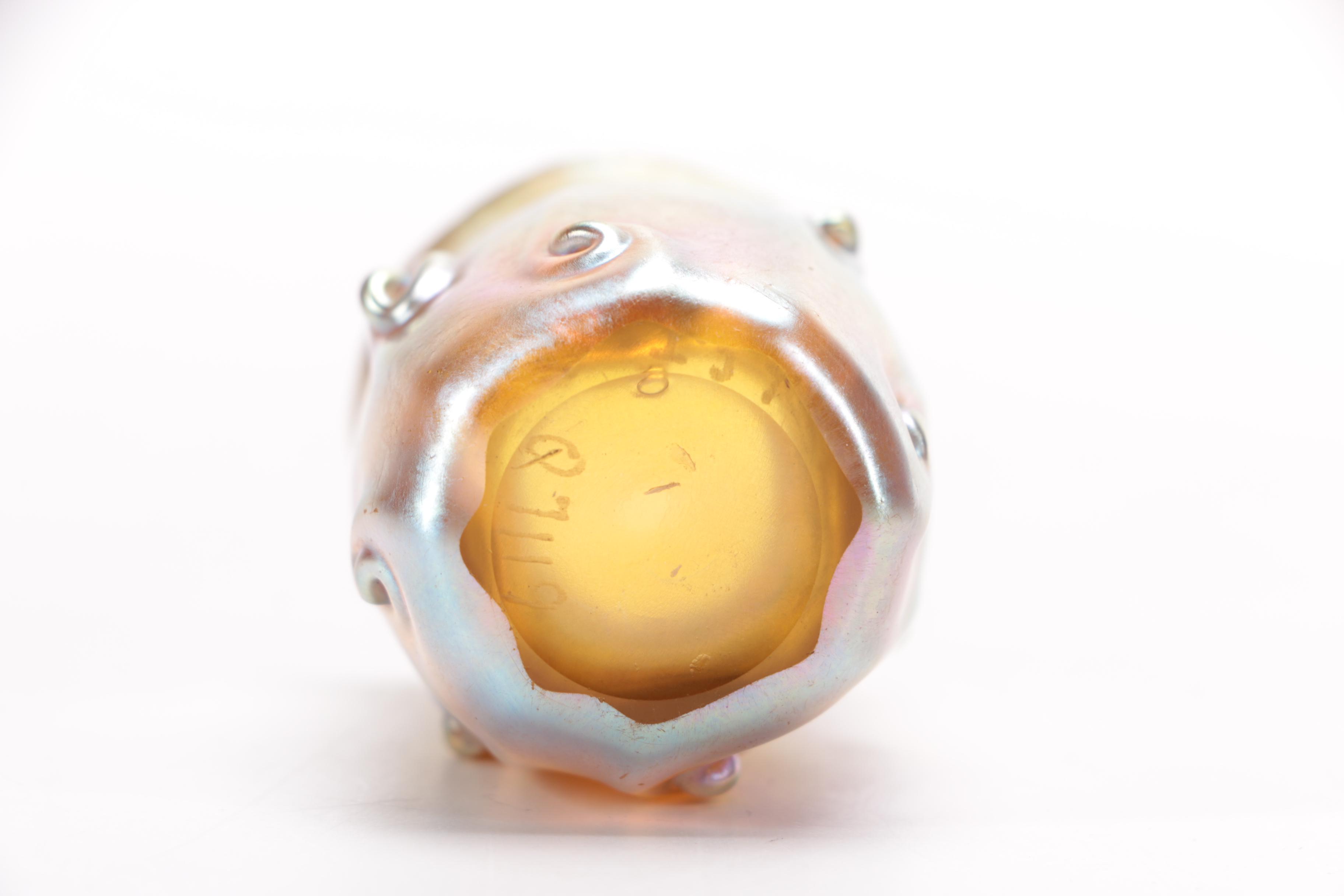 Louis Comfort Tiffany Favrile Glass Bud Vase