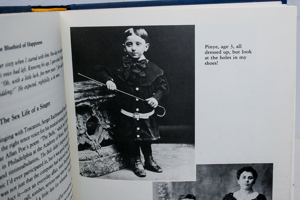 Signed First Edition "The Bluebird of Happiness: Memoirs of Jan Peerce" by Alan Levy