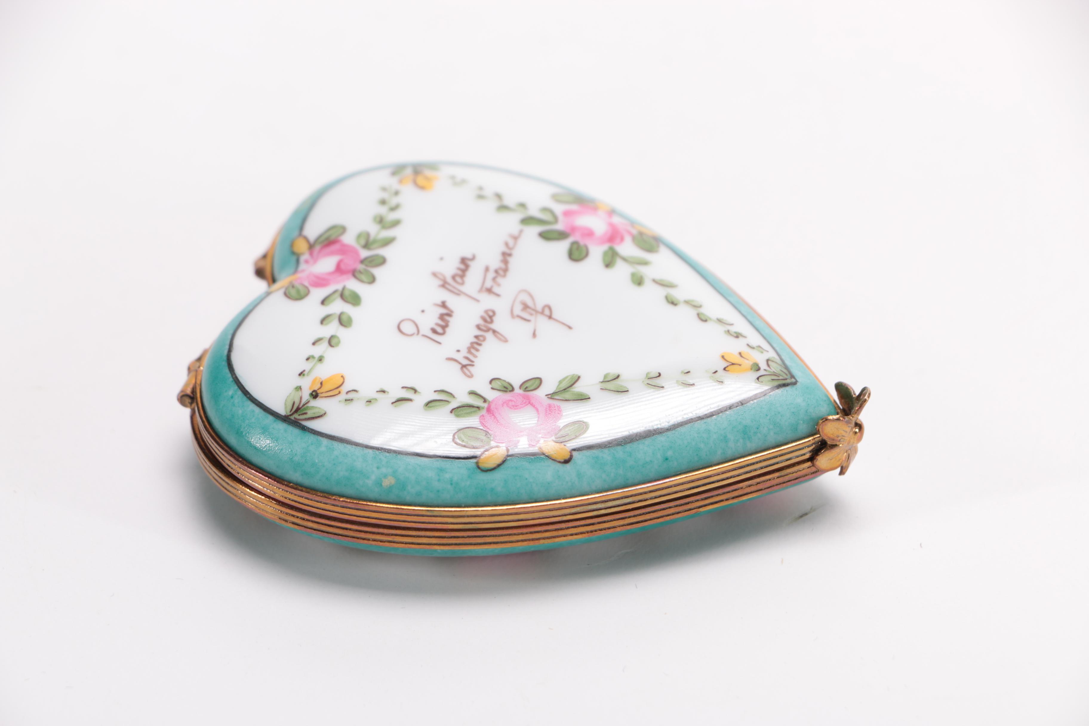 Collection of Limoges Trinket Boxes