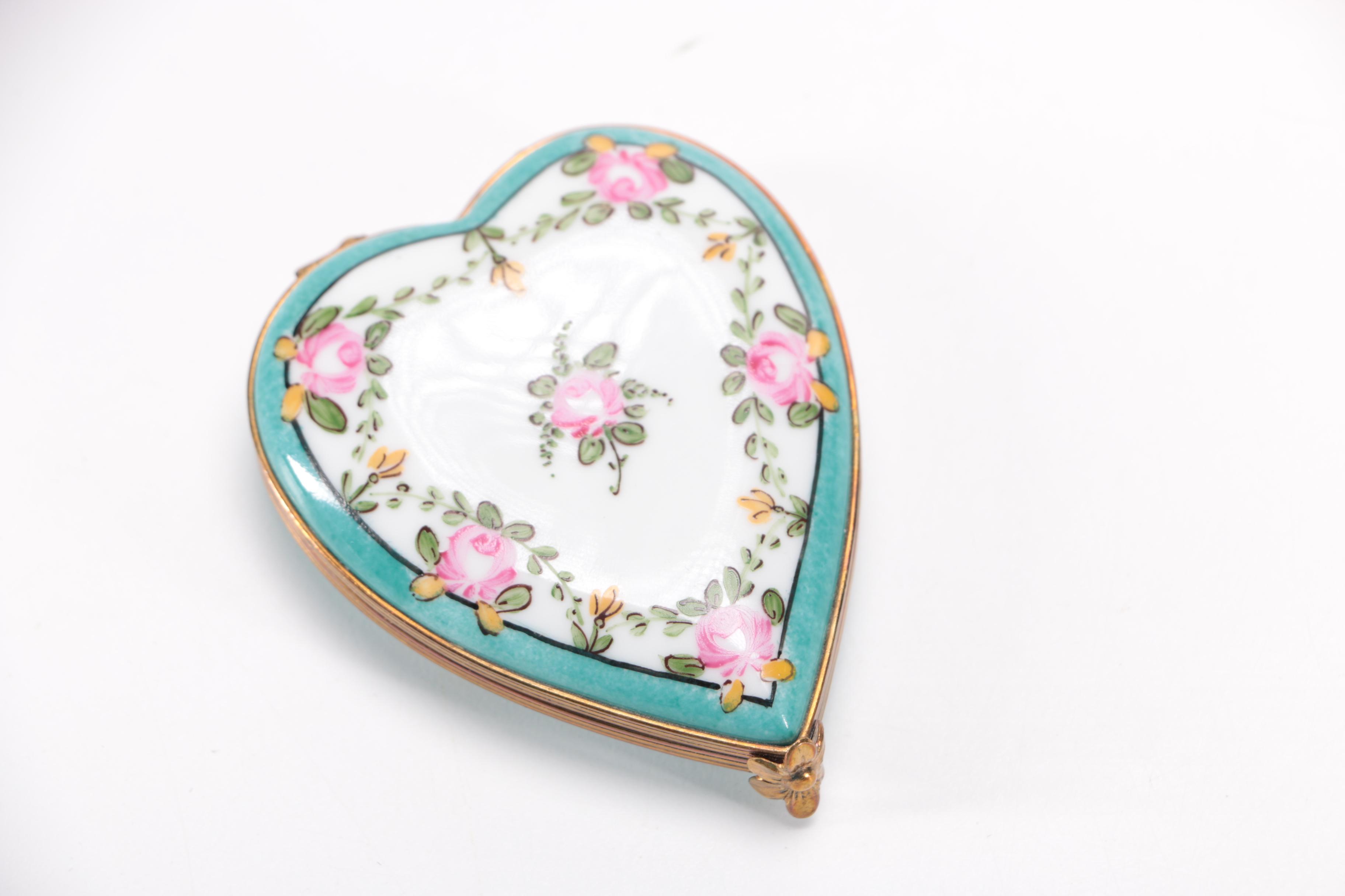 Collection of Limoges Trinket Boxes