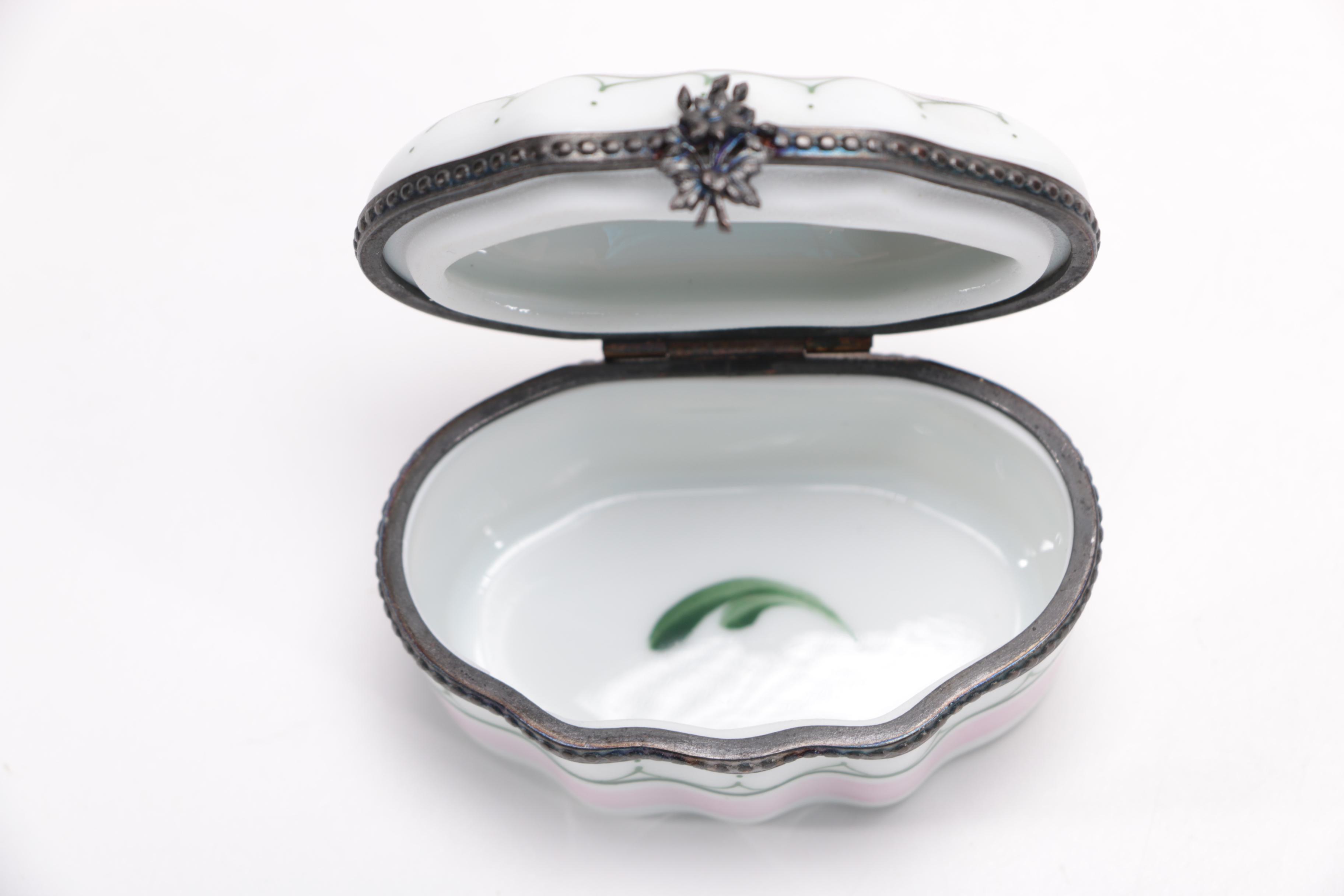 Collection of Limoges Trinket Boxes