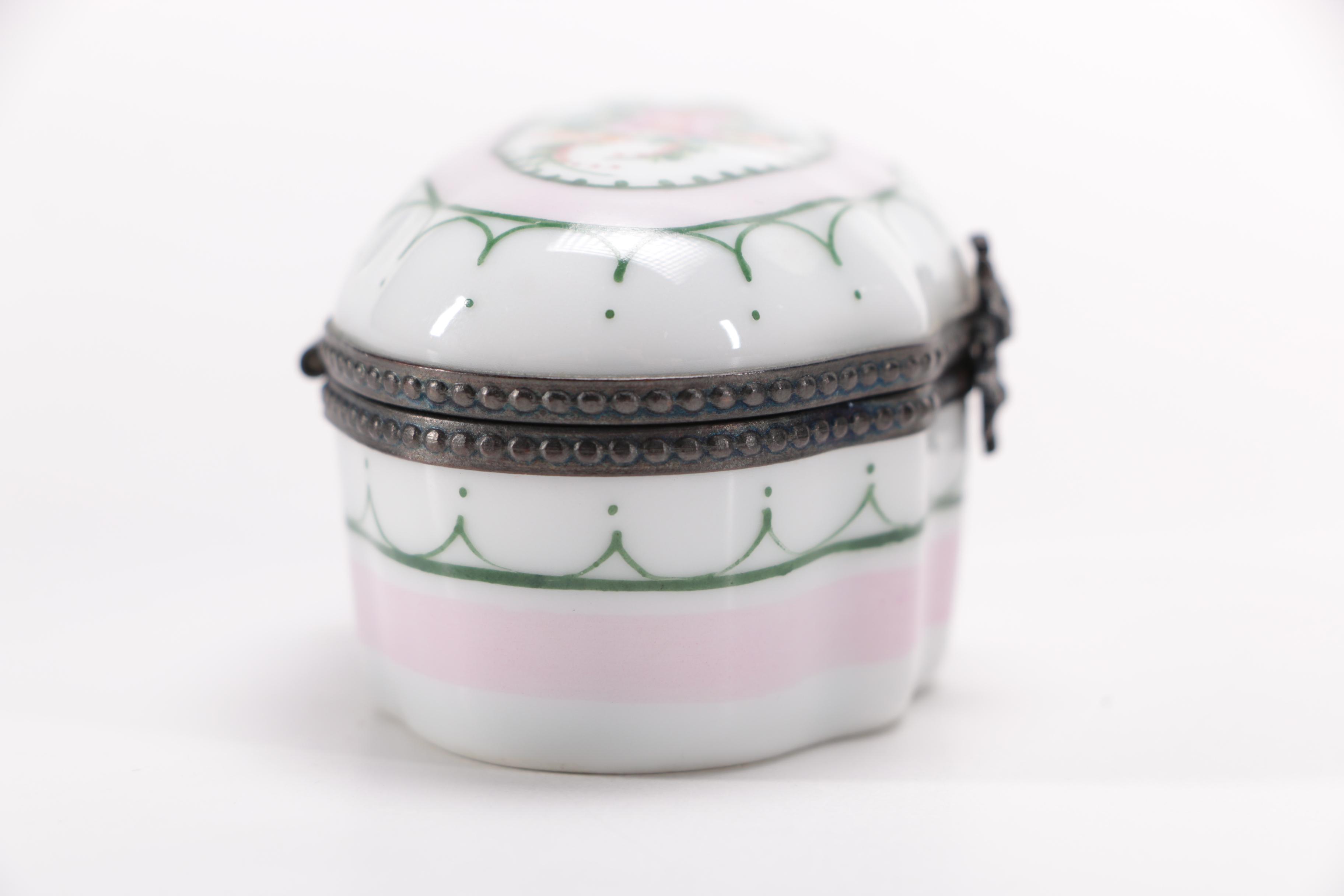 Collection of Limoges Trinket Boxes