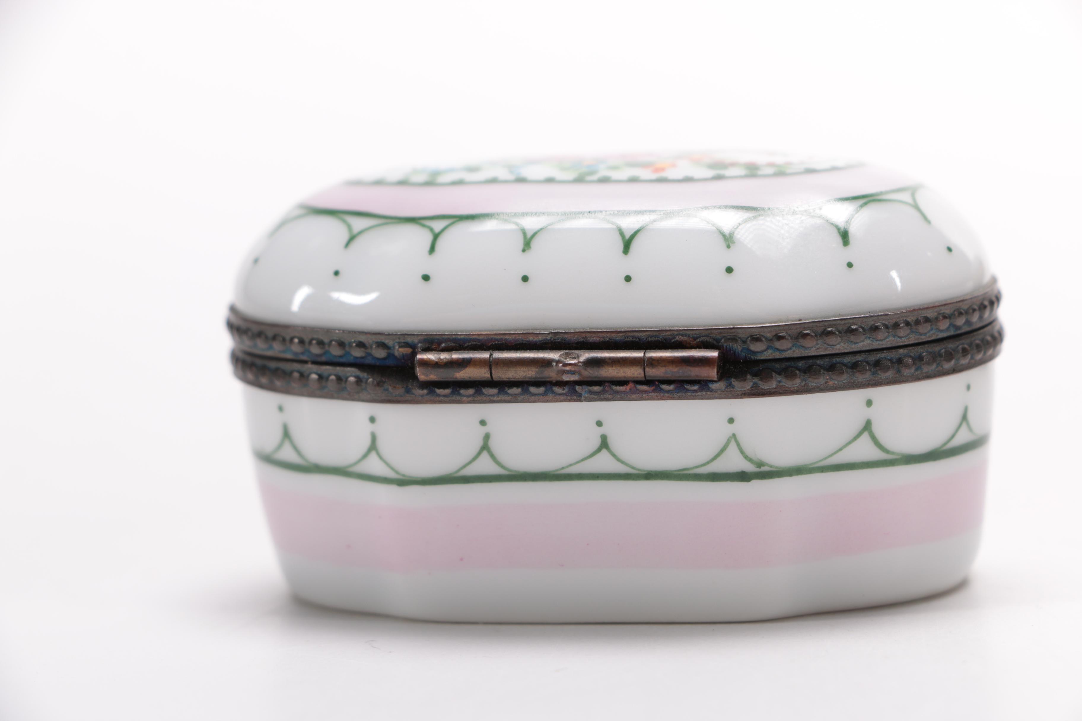 Collection of Limoges Trinket Boxes