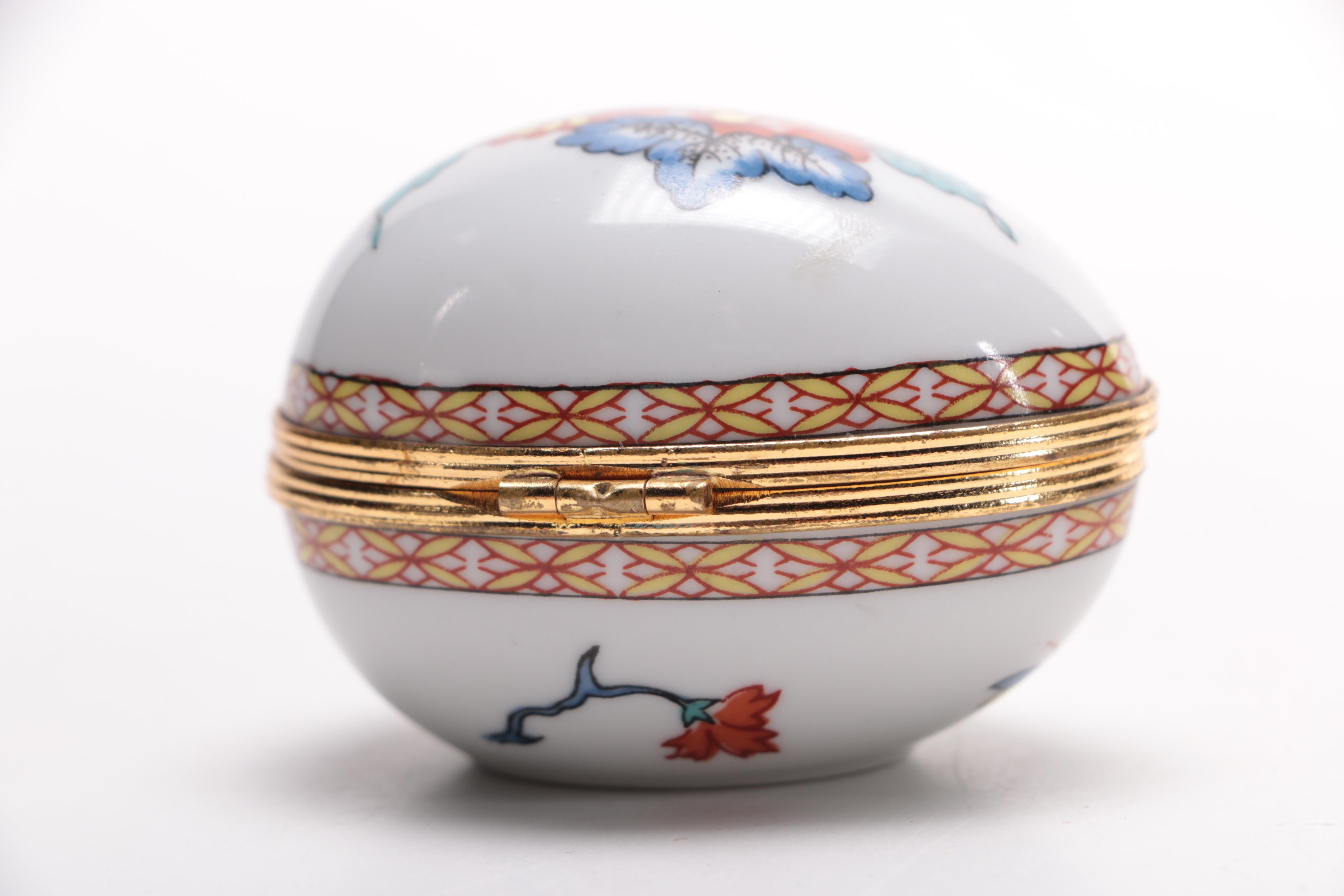 Collection of Limoges Trinket Boxes