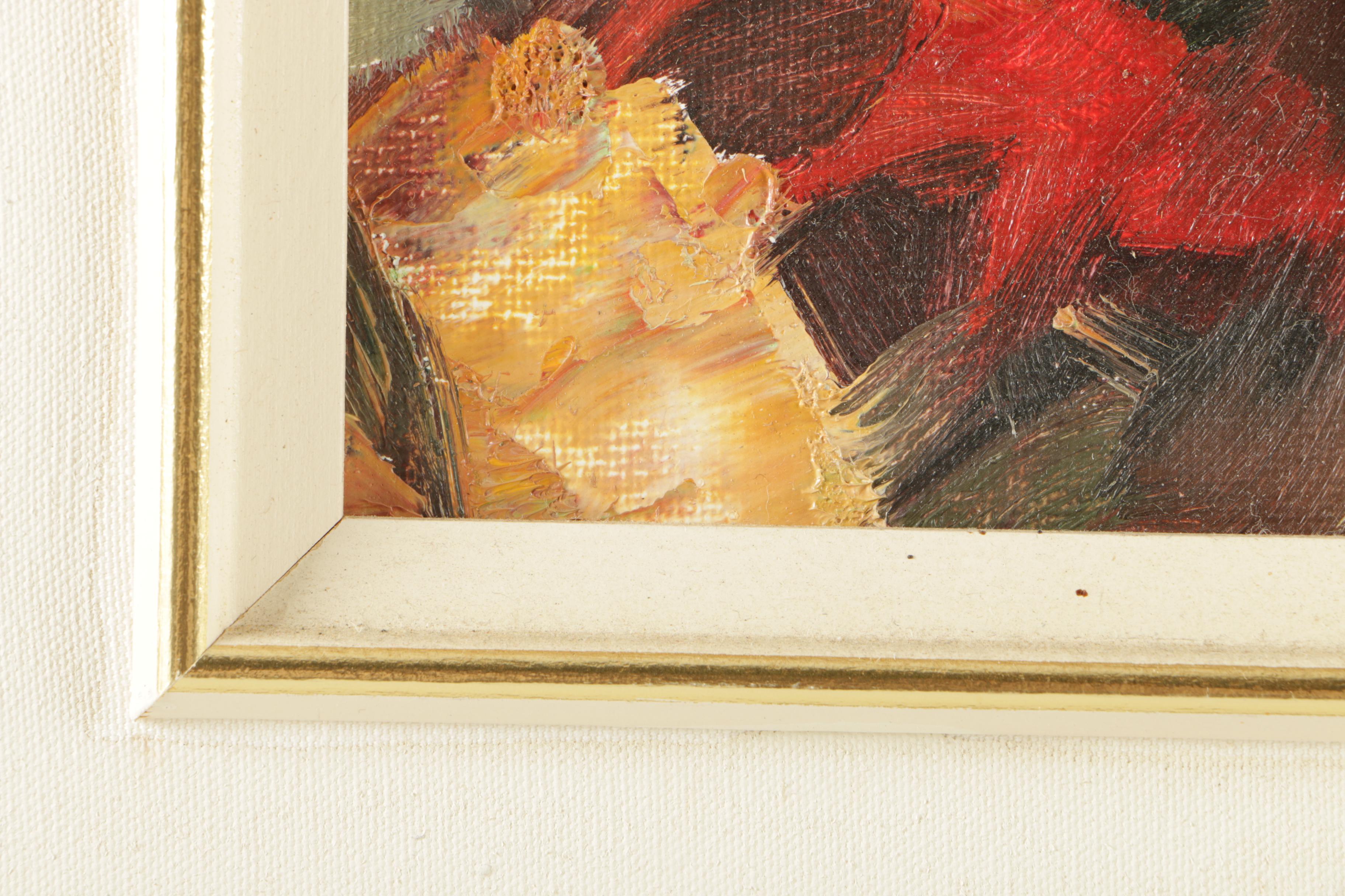 Jan Peng Wang Oil on Canvas Portrait