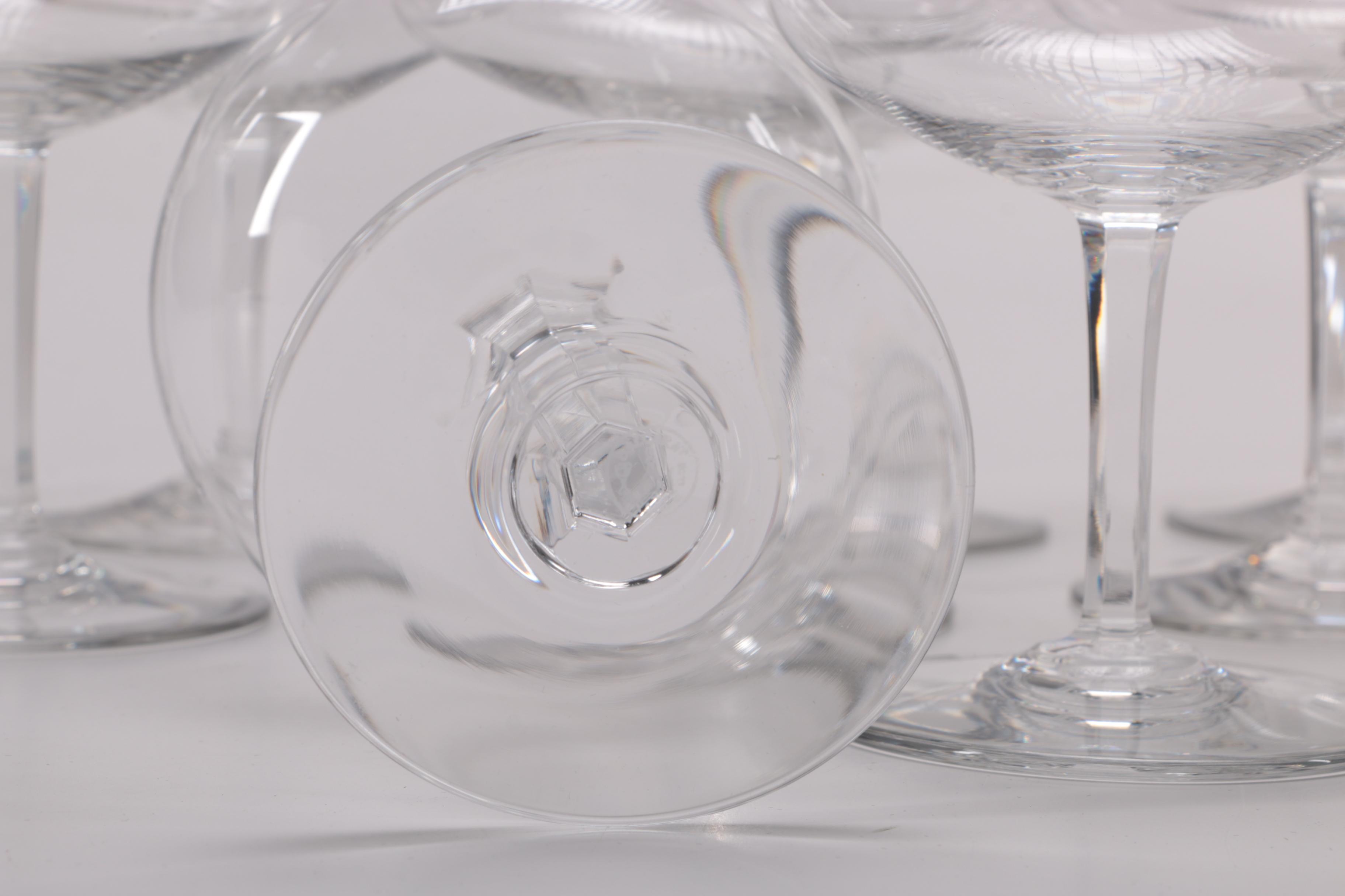 Baccarat "Rabelais" Crystal Champagne Coupes