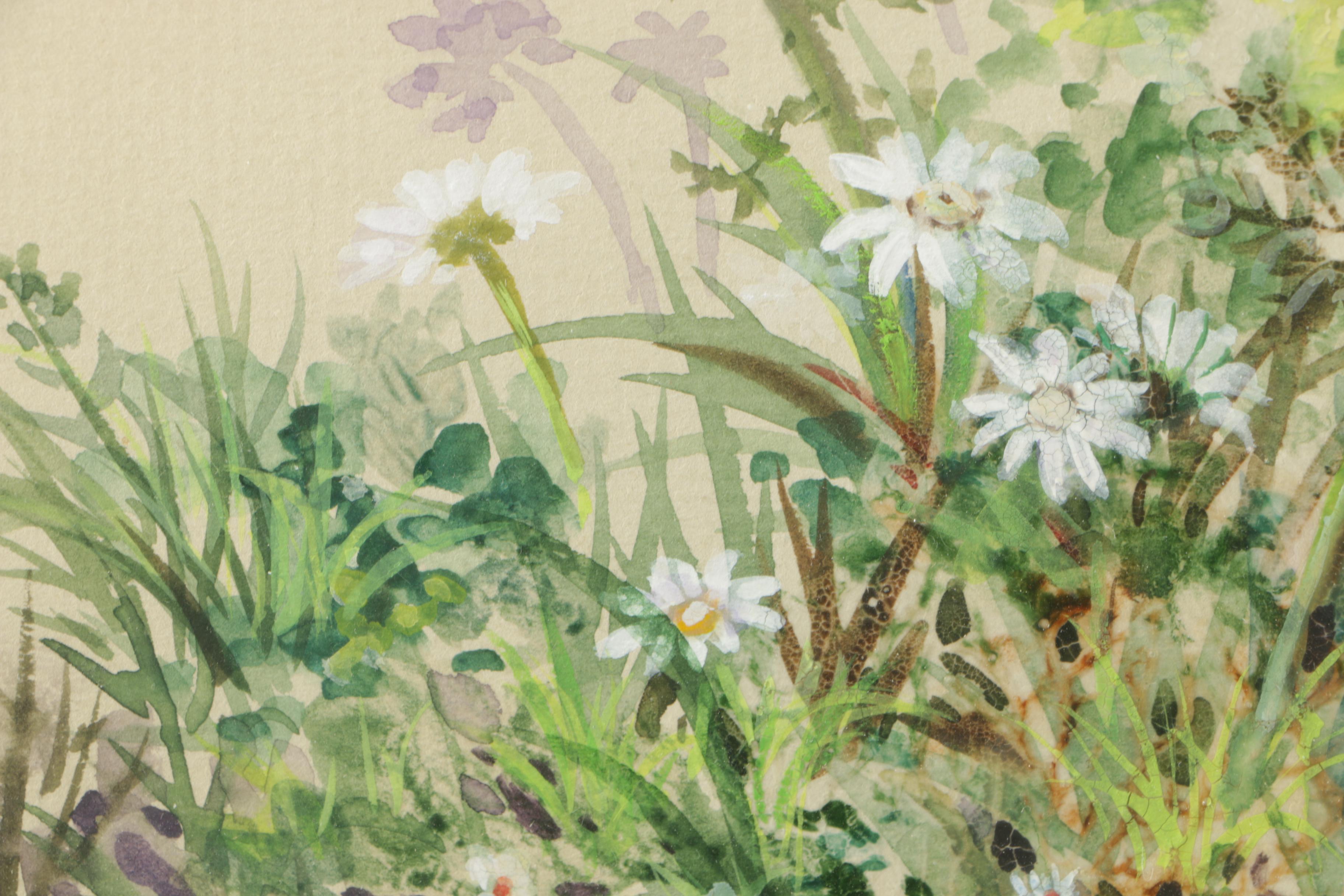 Betty Woodworth Clark Gouache on Paper "The Queen"