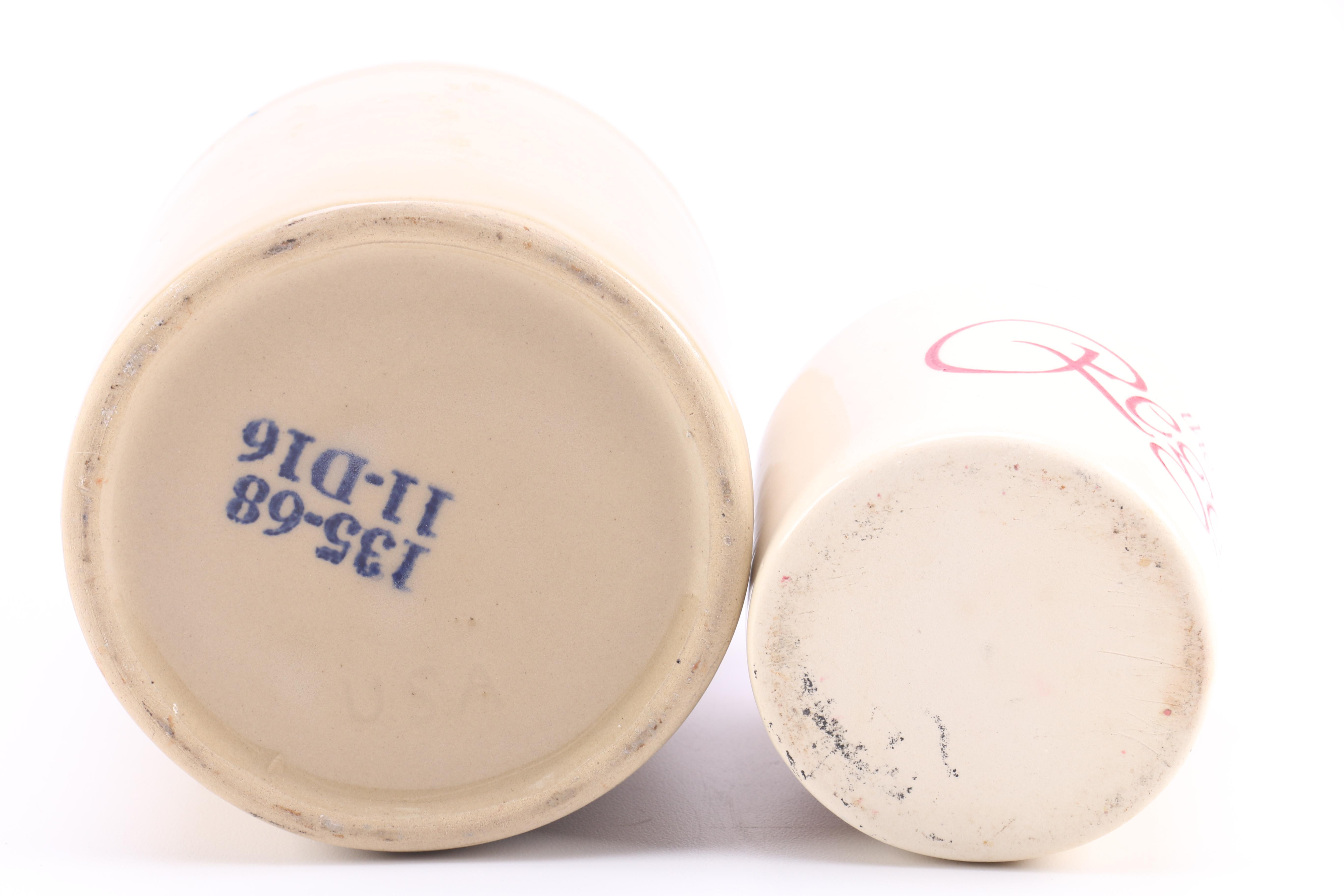 Stoneware and Glass Jugs Featuring McCormick