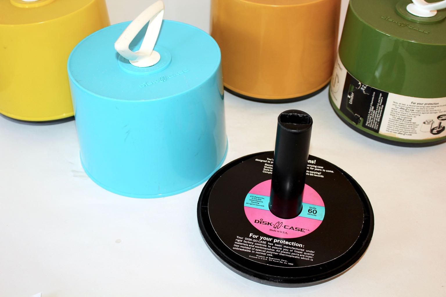 Vintage "Disk-Go-Case" 45 rpm Record Cases