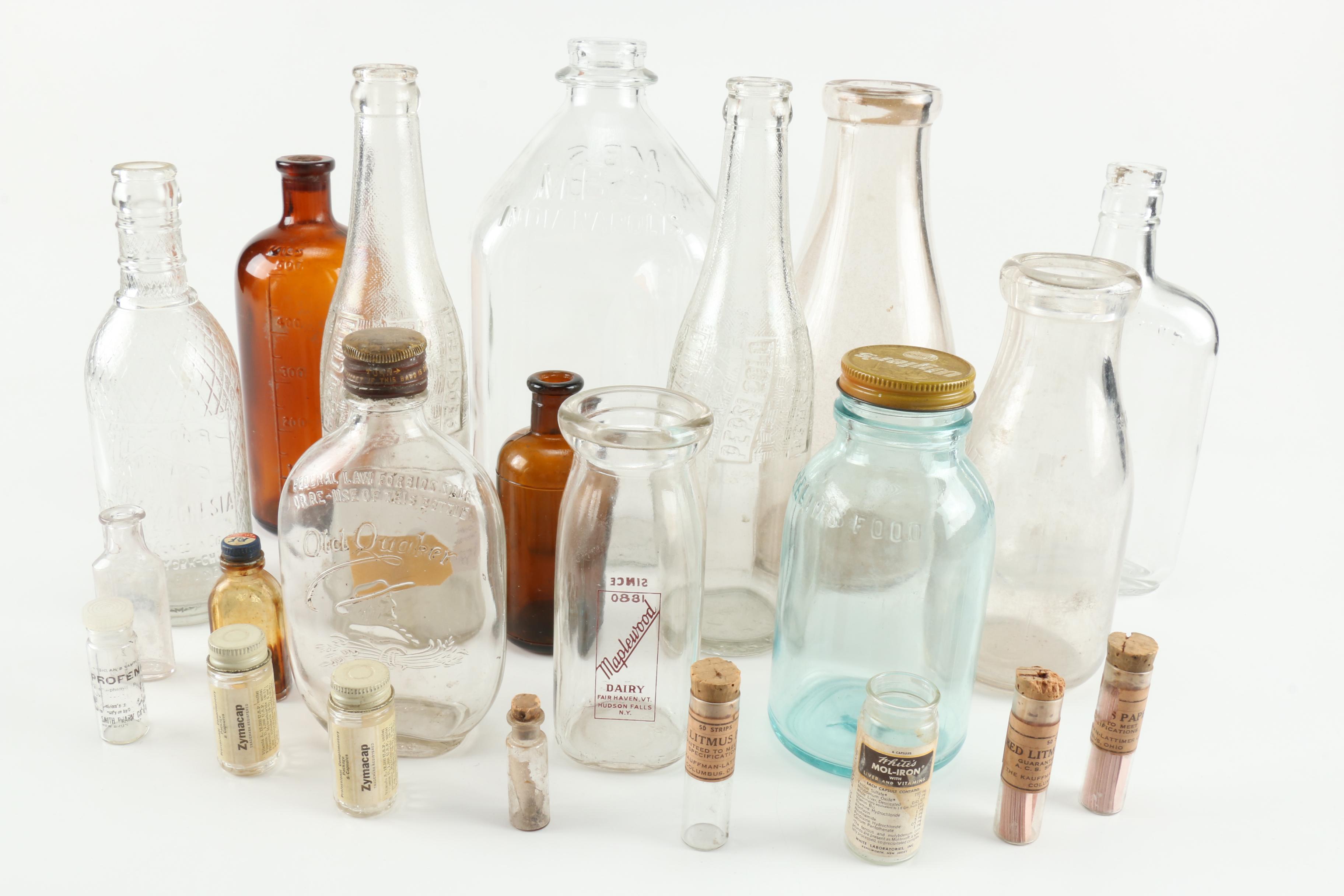 Vintage Glass Bottles